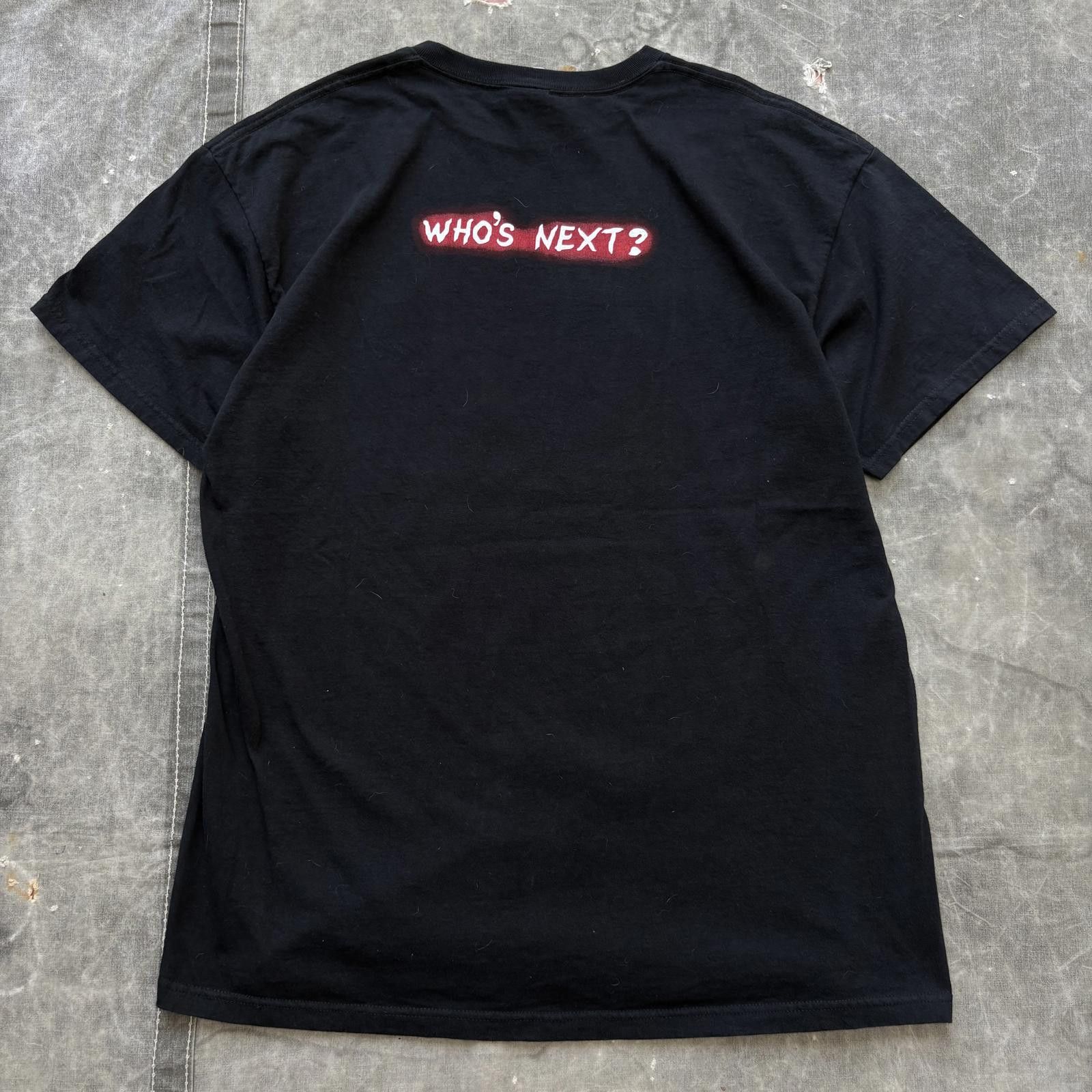 Fruit Of The Loom Vintage Y2K Who’s Next Skull Blood Fangs Grunge Horror Shirt Size US XL / EU 56 / 4 - 5 Thumbnail