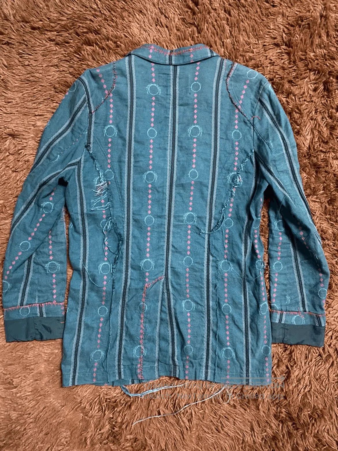 Undercover Undercover 03SS SCAB Pattern Stripe Jacket. Size US M / EU 48-50 / 2 - 2 Thumbnail