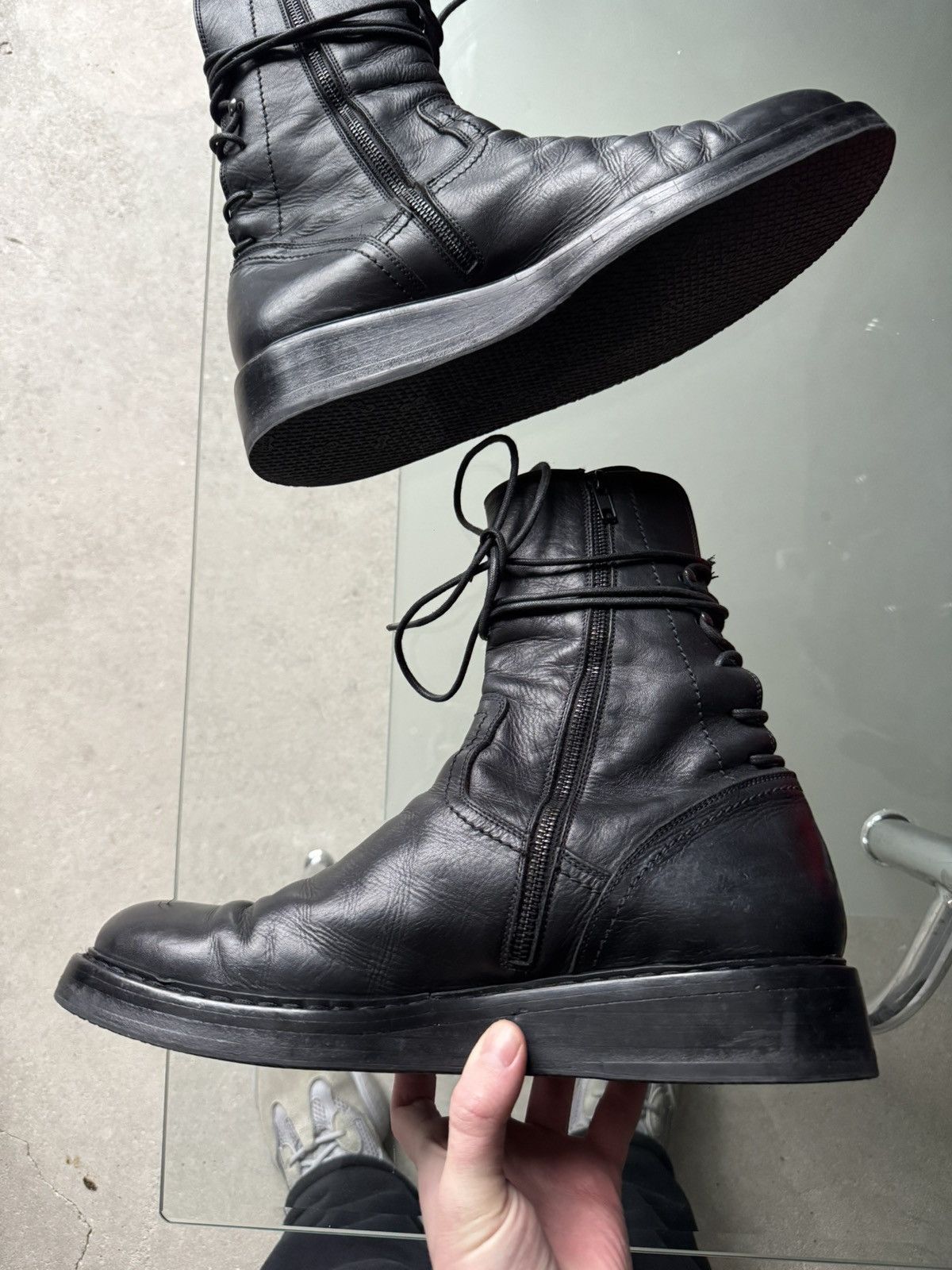 Ann Demeulemeester Backlace Boots Victor
