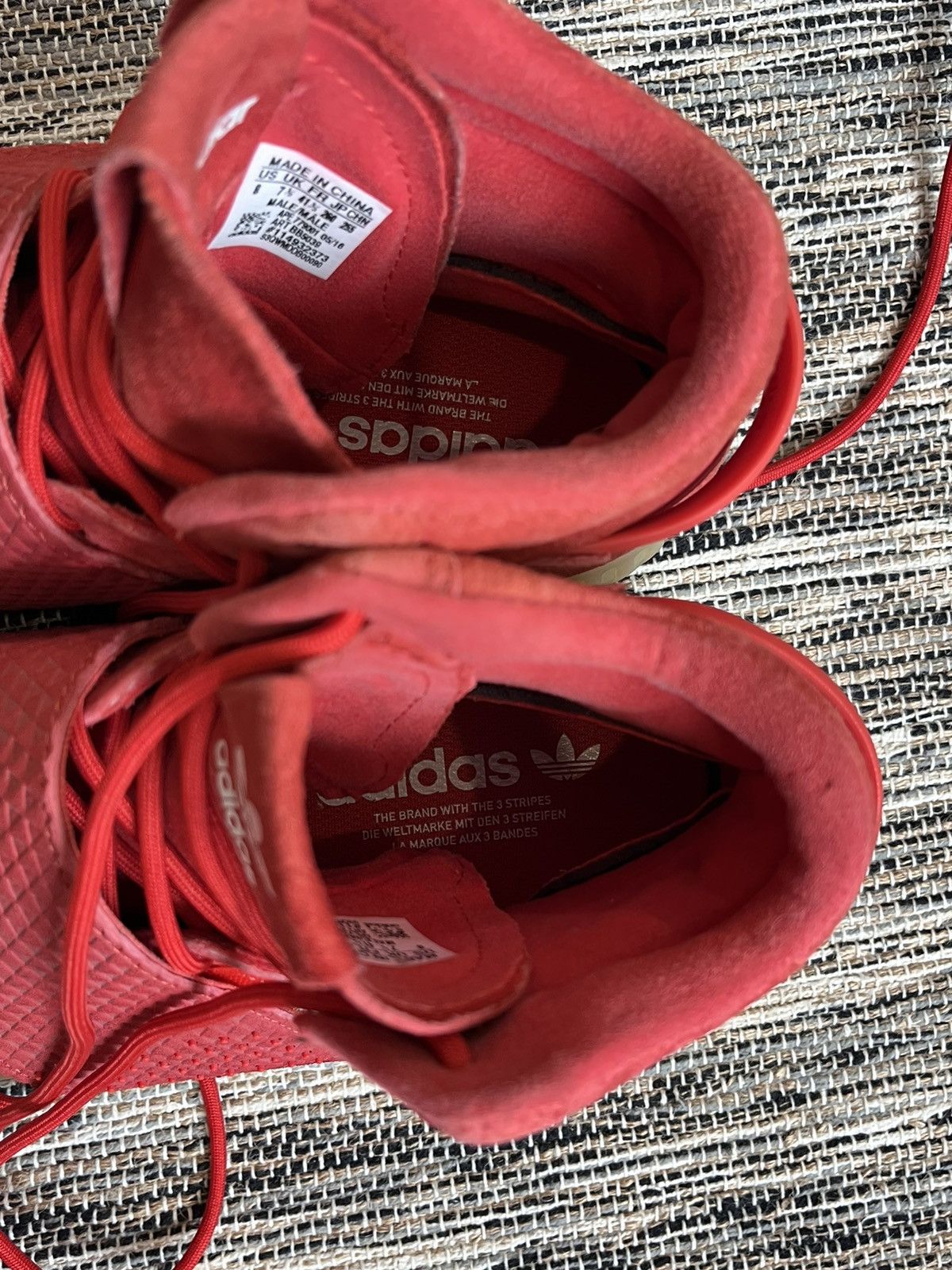 Adidas × Vintage Adidas Tubular red sneakers Size US 8 / EU 41 - 15 Thumbnail