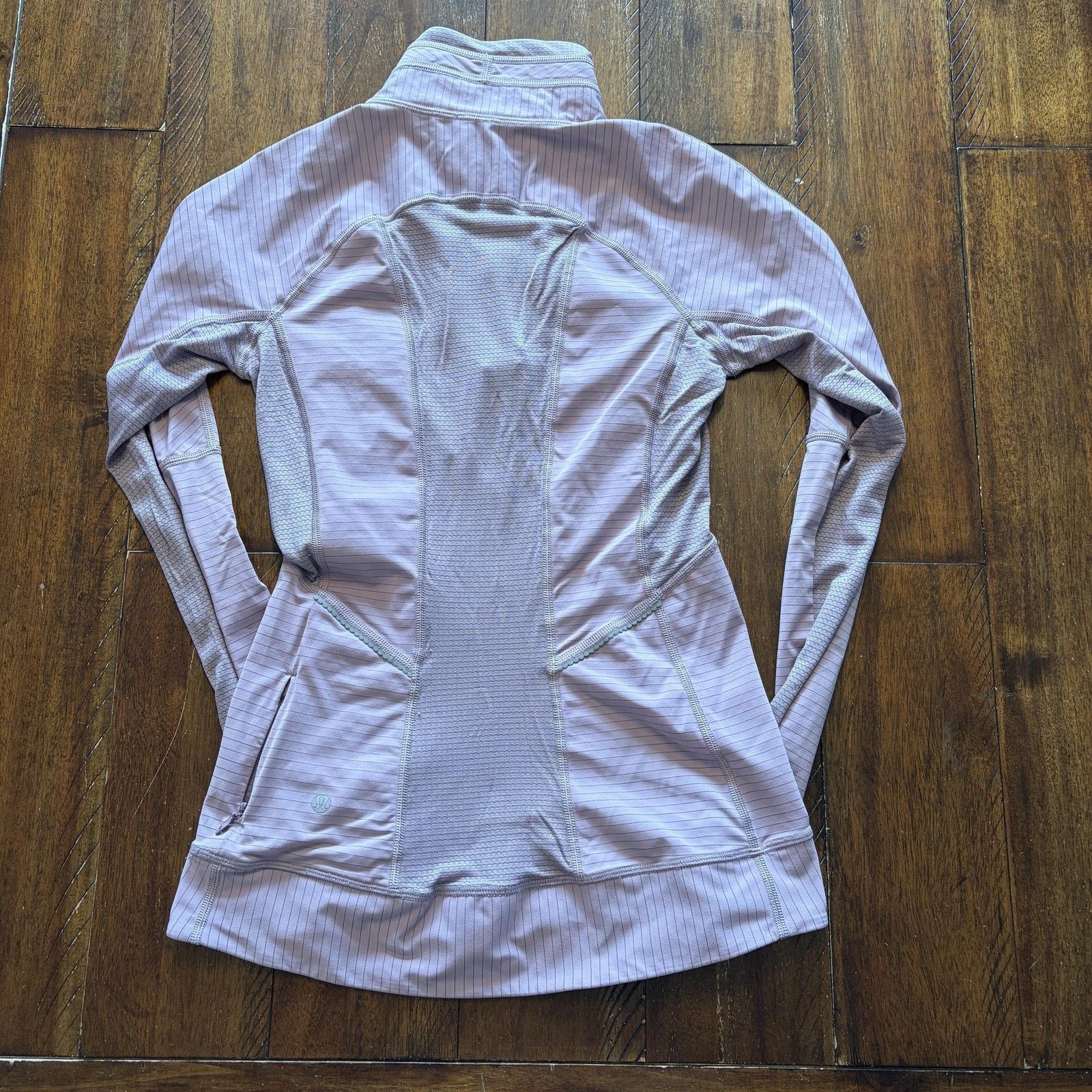 Lululemon Lululemon Pullover Womens 4 Purple Striped 1/4 Zip Neck Size S / US 4 / IT 40 - 12 Thumbnail