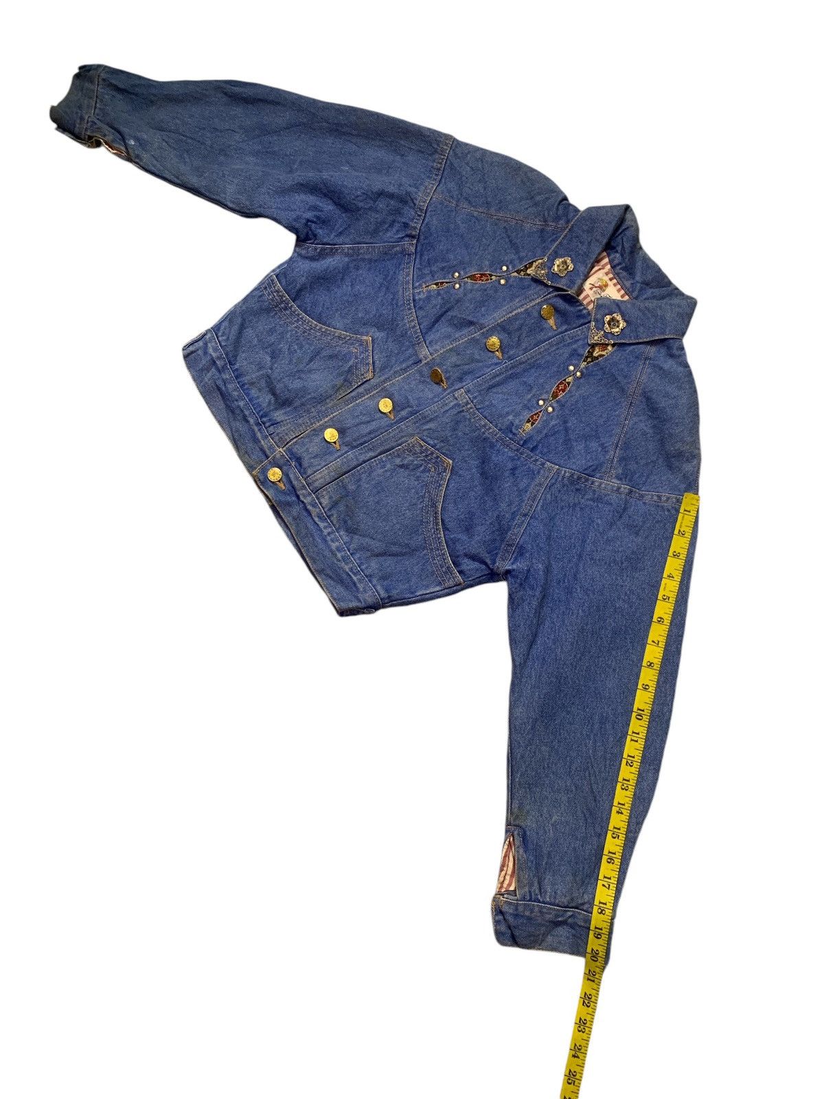 Other Rare Design Vintage Fiolelio Mode Italy Denim Jackets Size S / US 4 / IT 40 - 9 Thumbnail