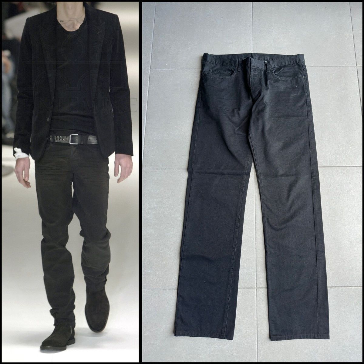 H*須様 dior homme 2004aw wool slacks by He dior homme 2004aw wool slacks by Hedi