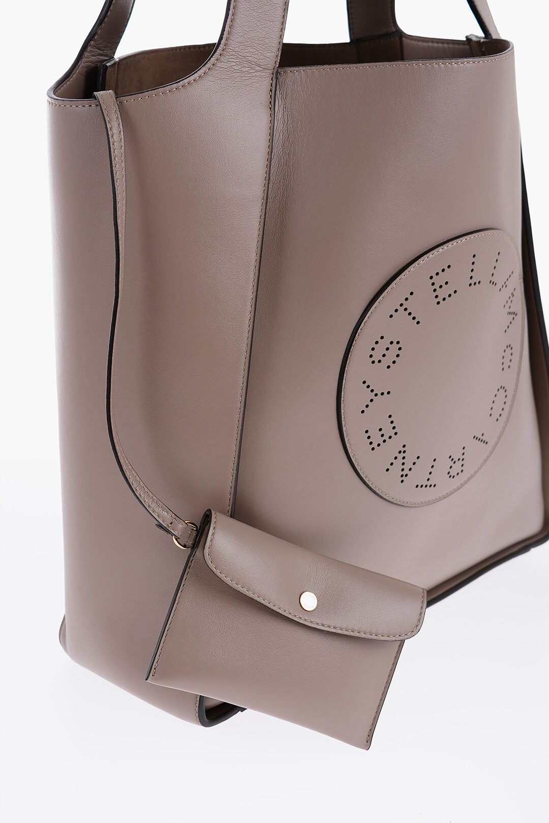 Stella McCartney og1mm0824 Size: OS / Vegan Leather Tote Bag in Beige Size ONE SIZE - 4 Thumbnail