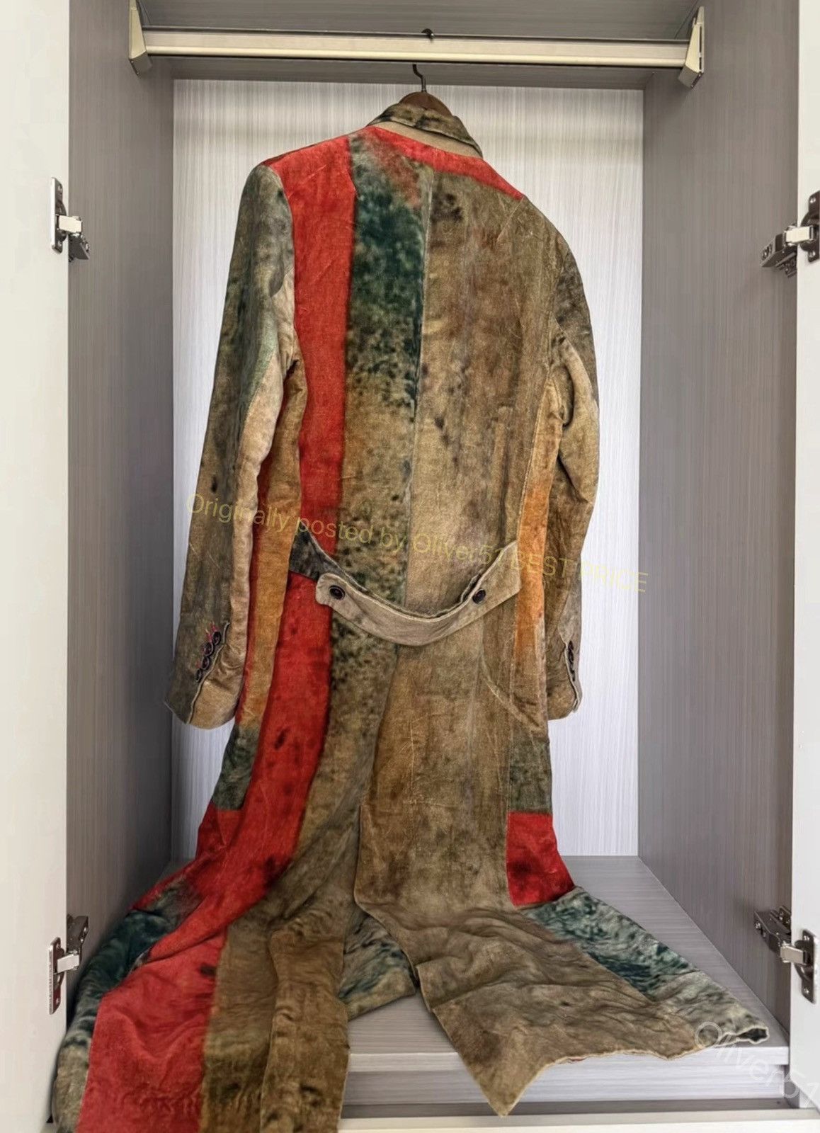 Uma Wang Uma Wang 18AW velour faded‑mural long coat YYYY17/2610 Size US S / EU 44-46 / 1 - 2 Thumbnail