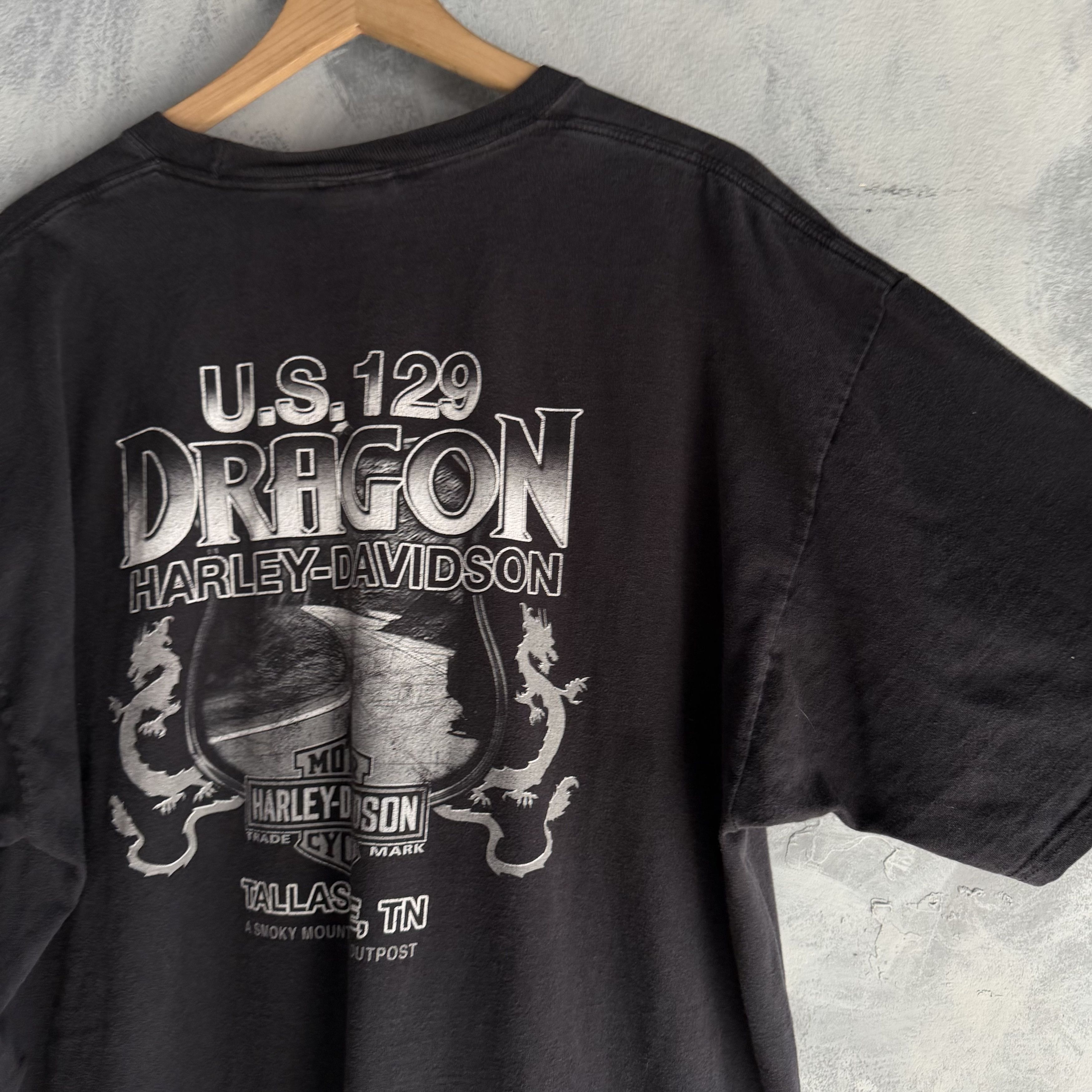 Harley Davidson Vtg Harley Davidson T Shirt Mens 2XL US 129 Dragon Bike Size US XXL / EU 58 / 5 - 6 Thumbnail