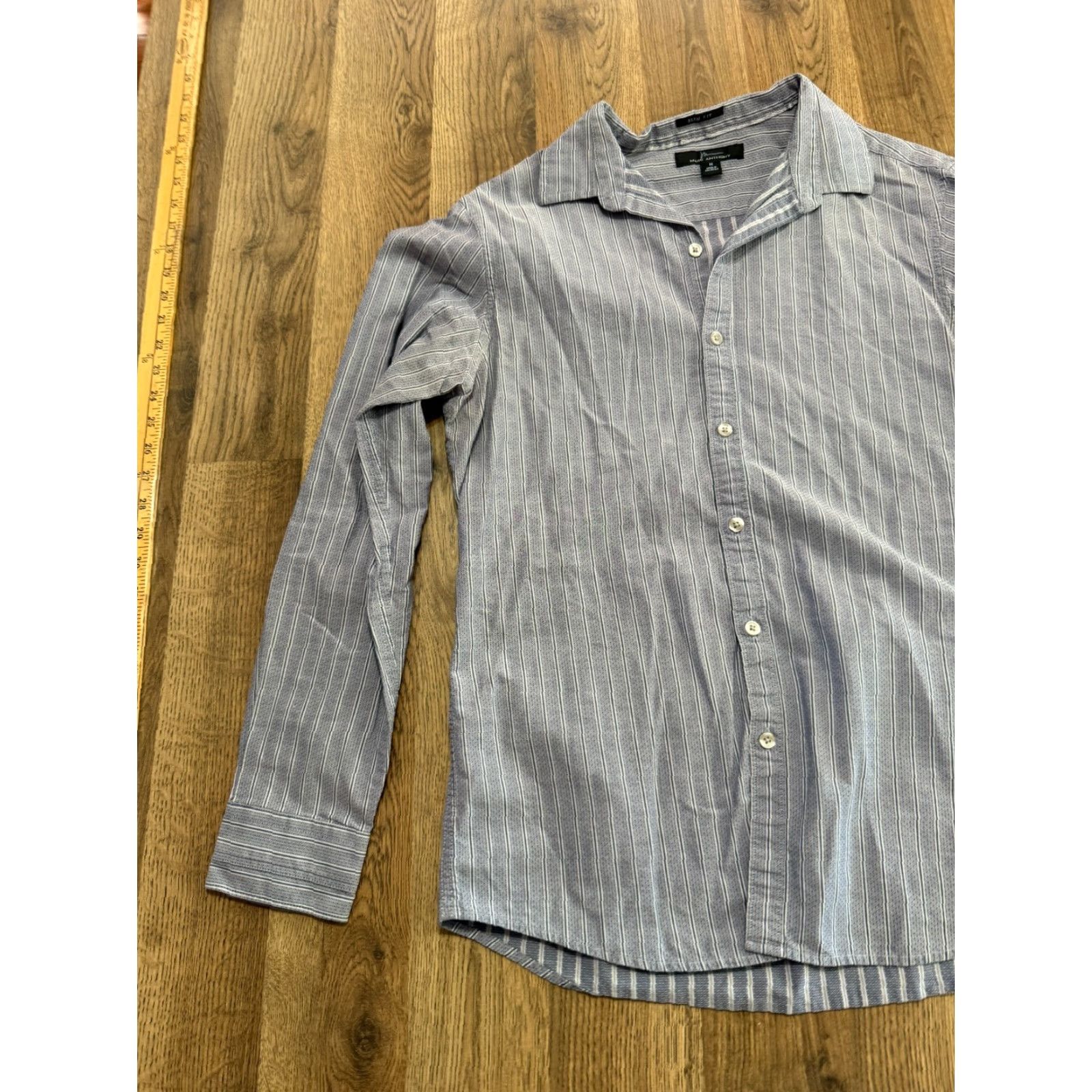 Marcs Marc Anthony Shirt Men’s Size M Blue Long Sleeve Button-Up Shirt Size US M / EU 48-50 / 2 - 3 Thumbnail
