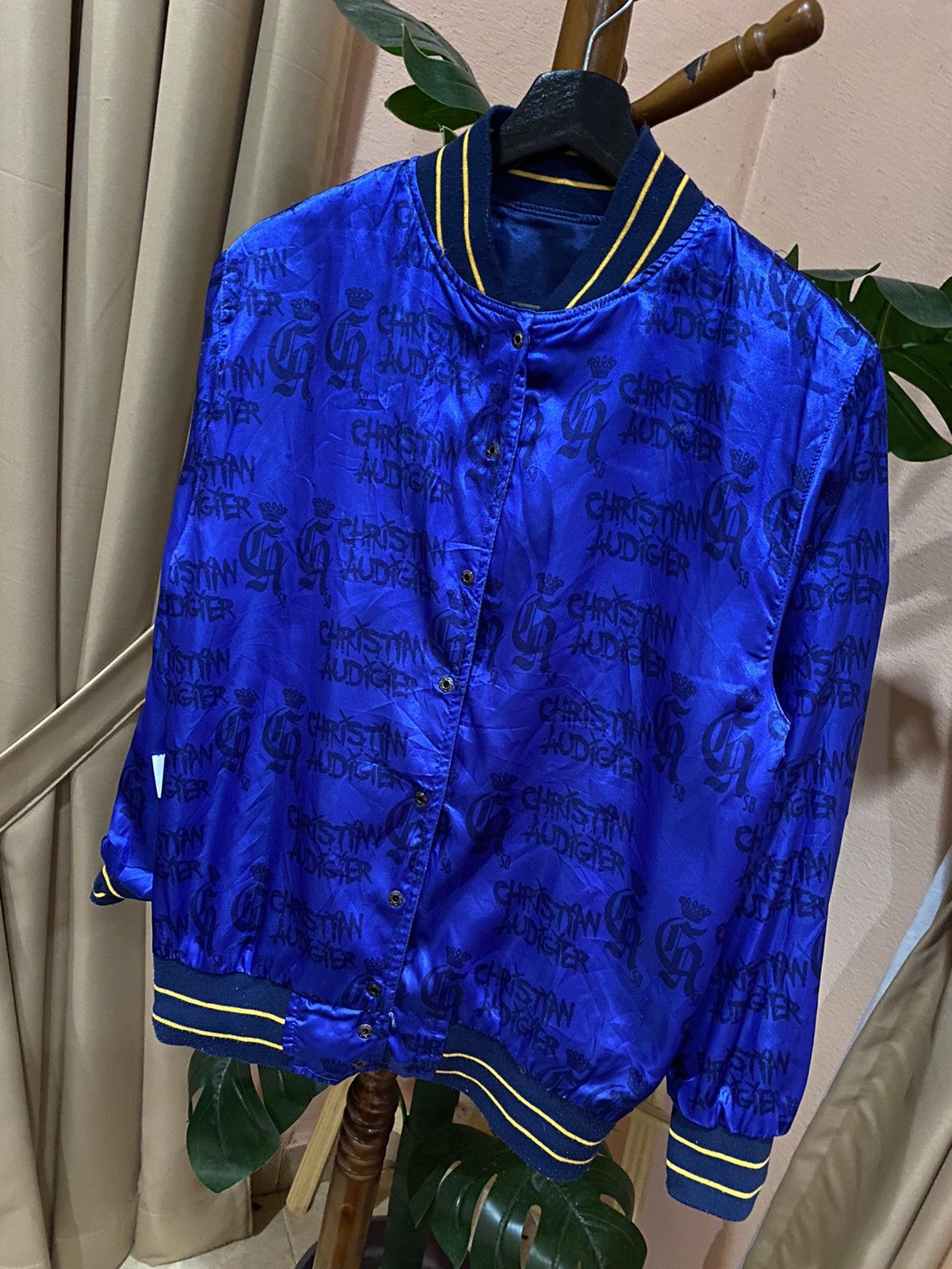 Christian Audigier Christian Audigier Allover Varsity Jacket Bold Embroidery Size US S / EU 44-46 / 1 - 12 Thumbnail