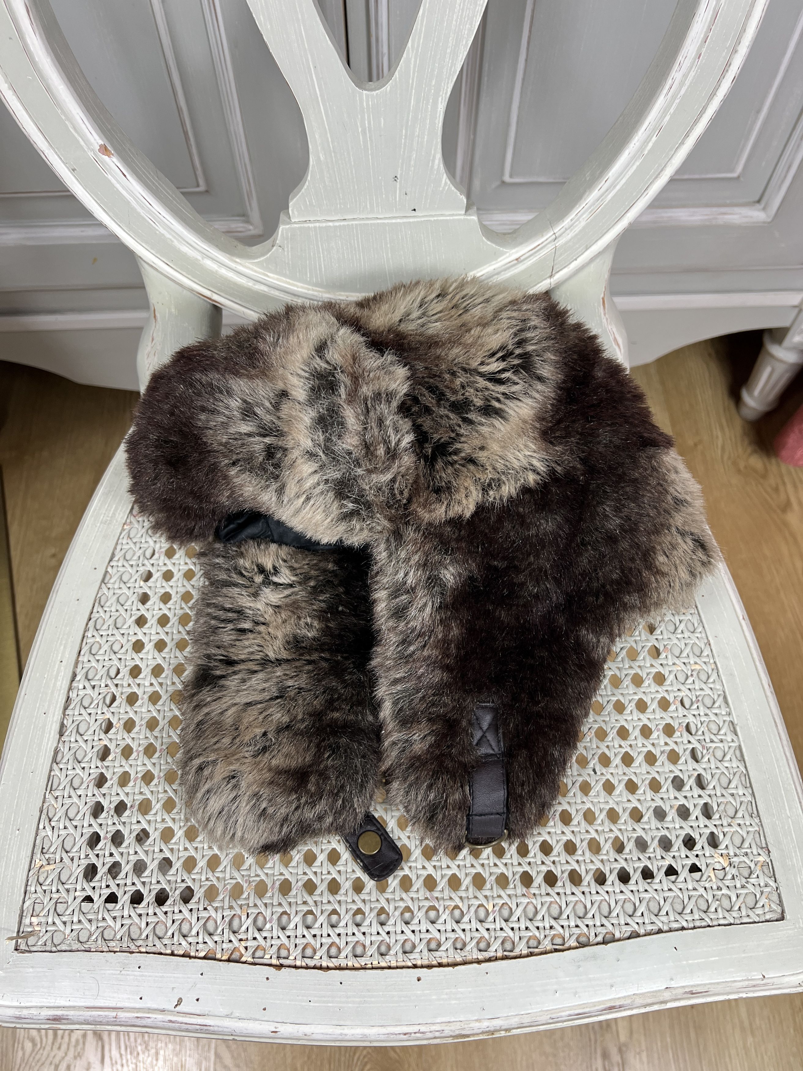 Japanese Brand × Vintage Y2k Faux Fur Ushanka Vintage Fuzzy Warm Trapper hat Size ONE SIZE - 1 Thumbnail