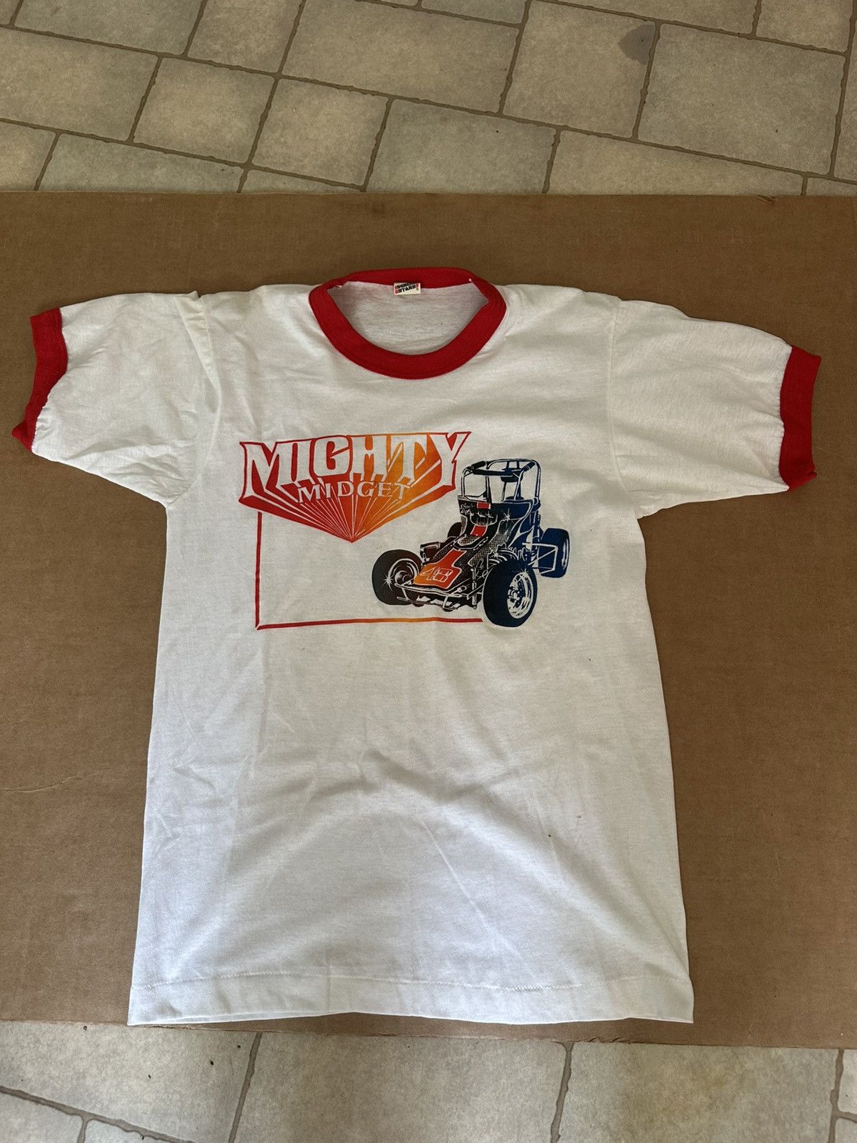 Vintage Mighty midget 80’s ringer shirt Size US M / EU 48-50 / 2 - 1 Thumbnail