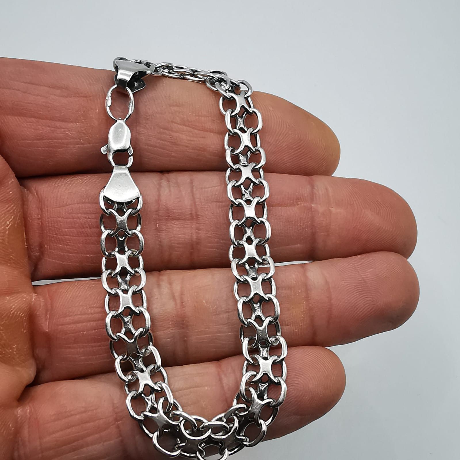 Vintage Vintage Bracelet Jewelry,925 Sterling Silver seal, 11,25g Size ONE SIZE - 8 Thumbnail