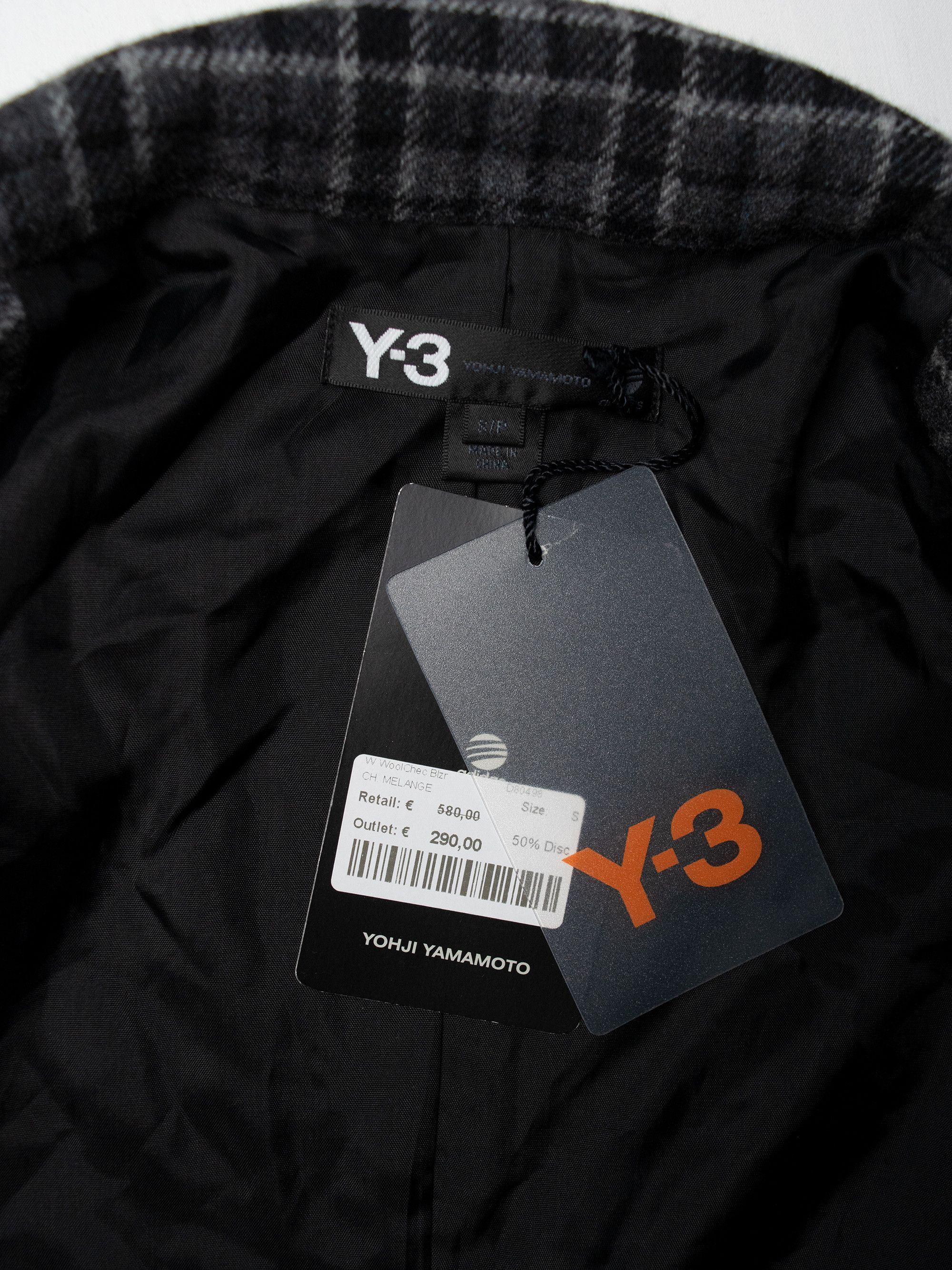 Y-3 Y-3 - A/W 2013 - Wool Check Blazer Size S / US 4 / IT 40 - 8 Thumbnail
