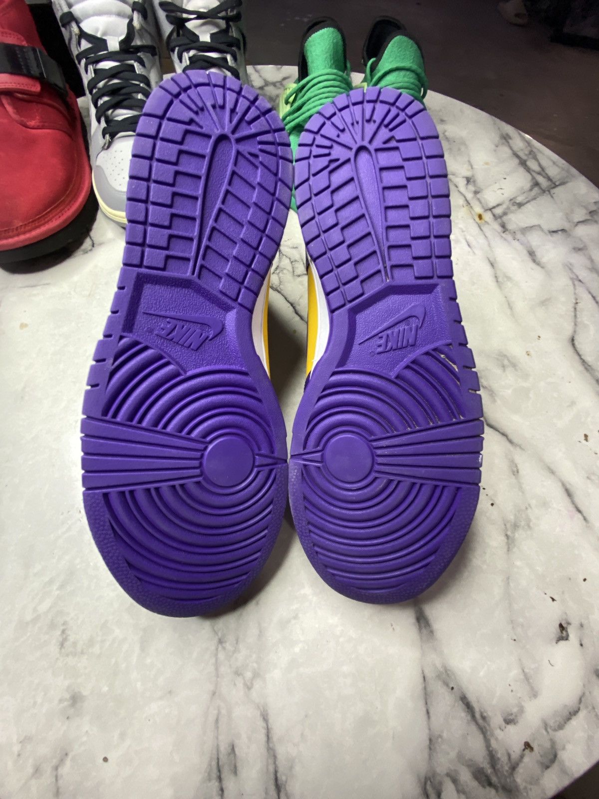Nike Dunk high lakers Size US 11.5 / EU 44-45 - 3 Thumbnail
