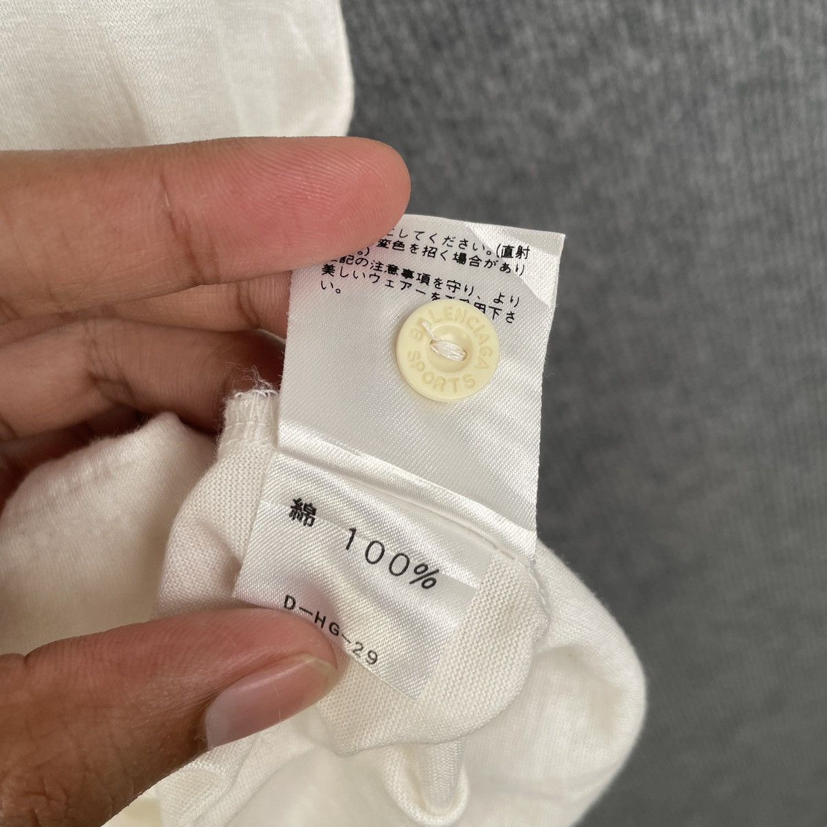 Balenciaga × Vintage Vintage Balenciaga Stripes Polo Shirt Size US M / EU 48-50 / 2 - 8 Thumbnail