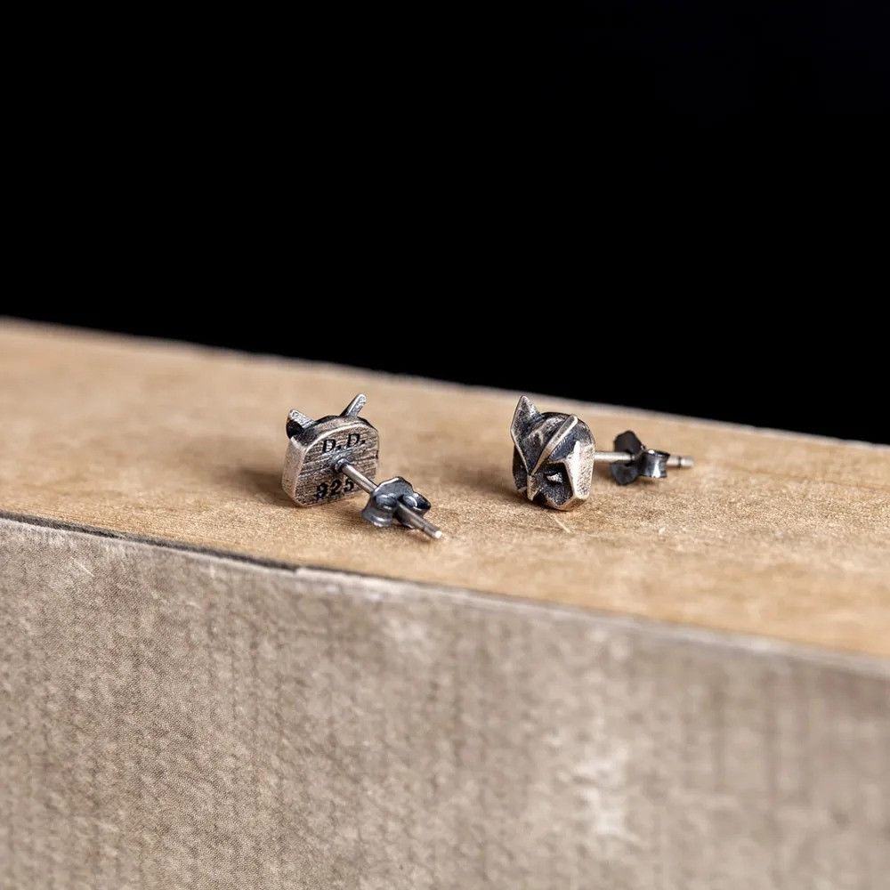Jewelry Owl Bird Stud Earrings 925 Sterling Silver Ear Gift Size ONE SIZE - 6 Thumbnail