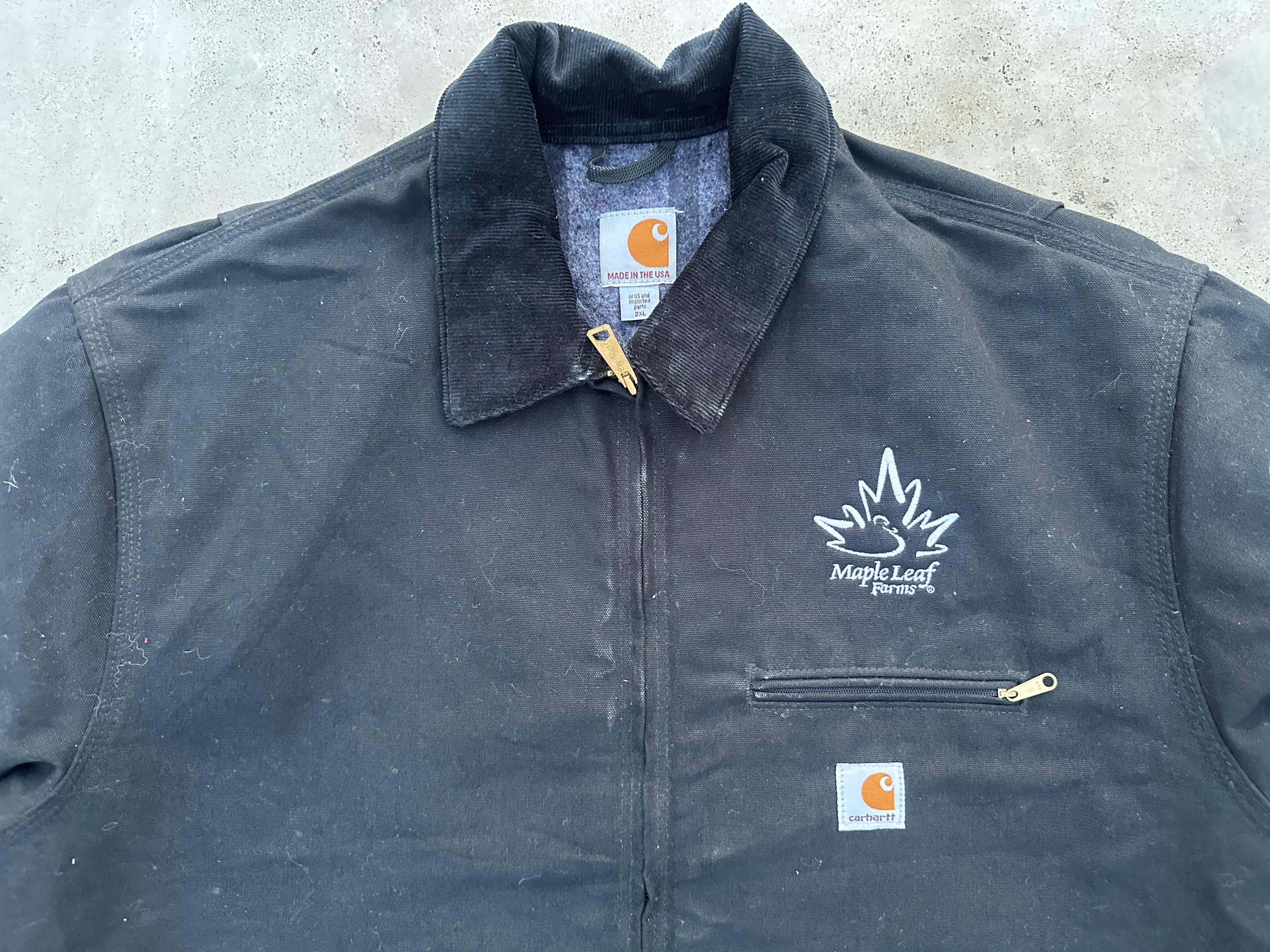 Carhartt Vintage Carhartt Detroit Jacket J001 BLK Size US XXL / EU 58 / 5 - 3 Thumbnail