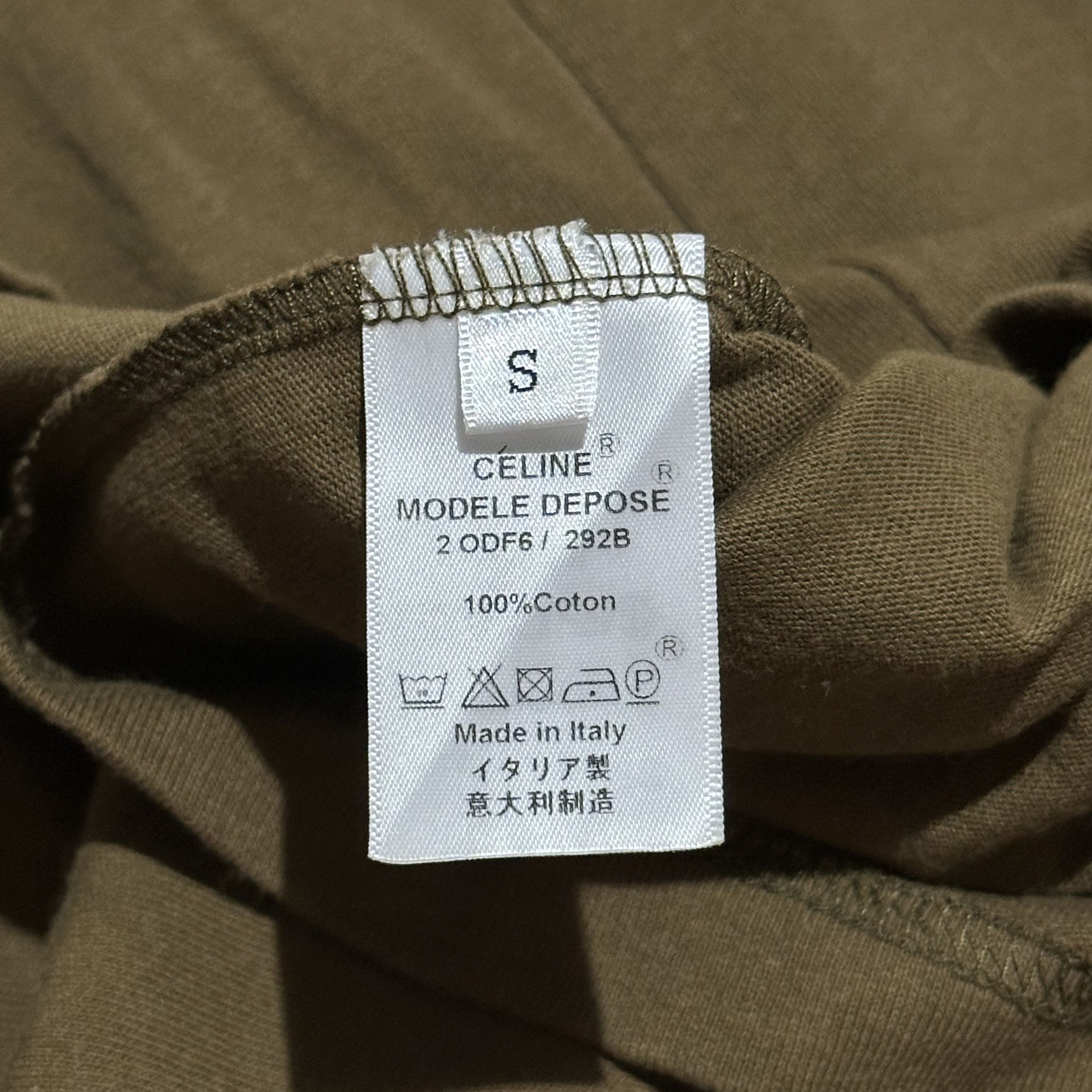 Celine Celine Cut Out SS17 Tee Size US S / EU 44-46 / 1 - 7 Thumbnail