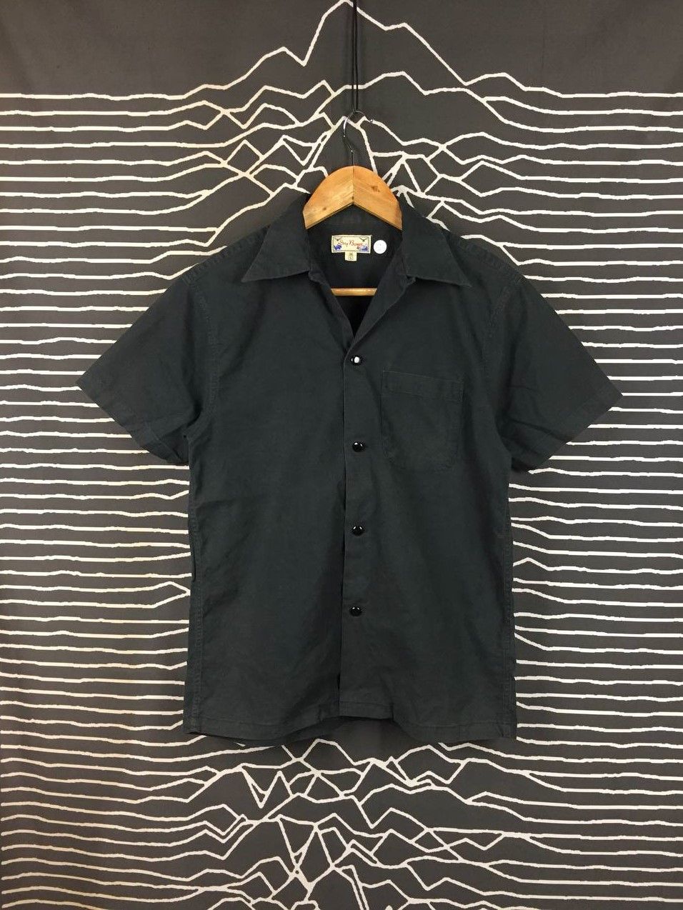 Dry Bones Vtg Dry Bones Japan Rockabilly Style Open Collar Shirt Size US S / EU 44-46 / 1 - 2 Thumbnail
