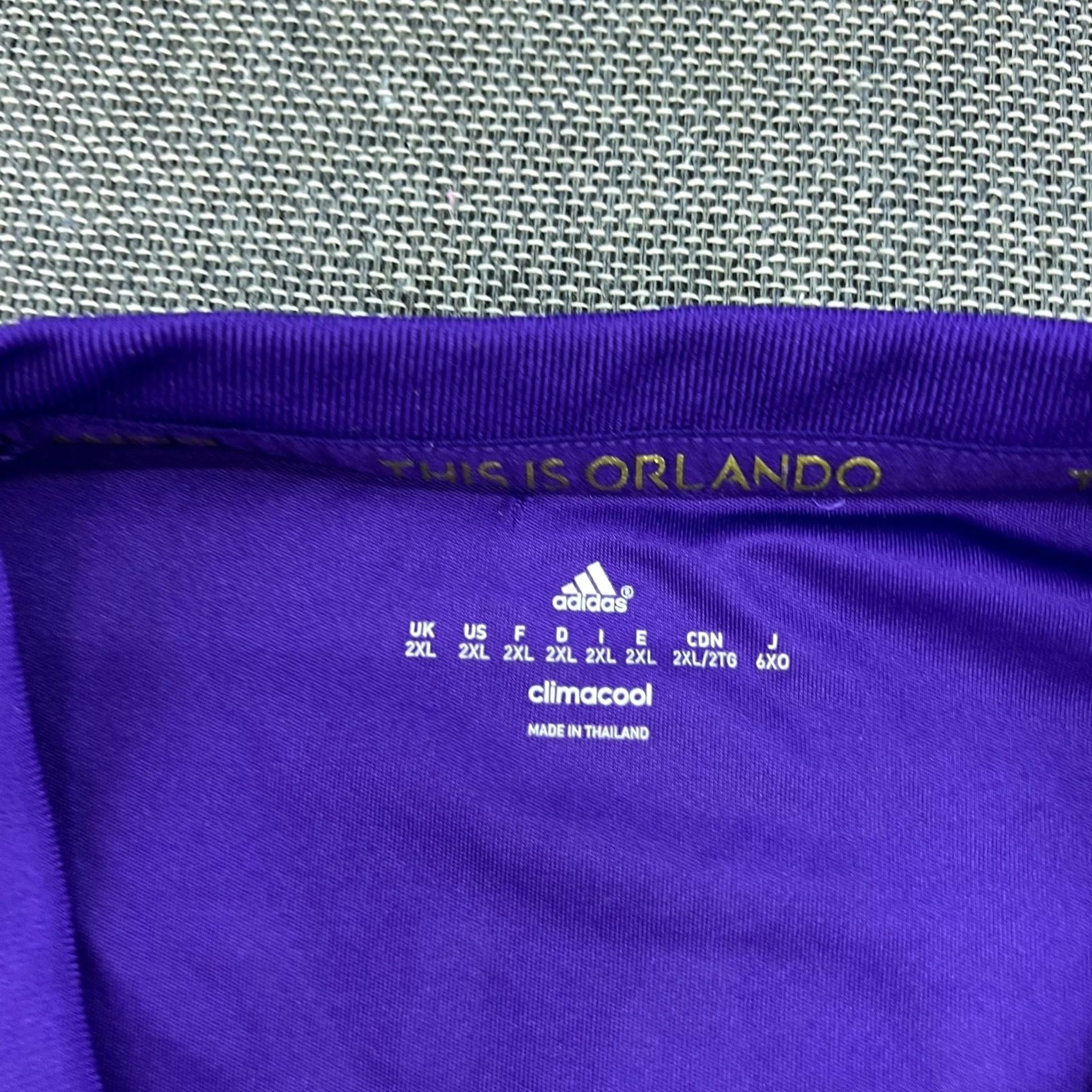 Adidas adidas Orlando City 2015 2016 Home Jersey Mens 2XL Shirt Football T-Shirt Blue 2XL Adidas Mens Football Jersey Size US XXL / EU 58 / 5 - 7 Thumbnail