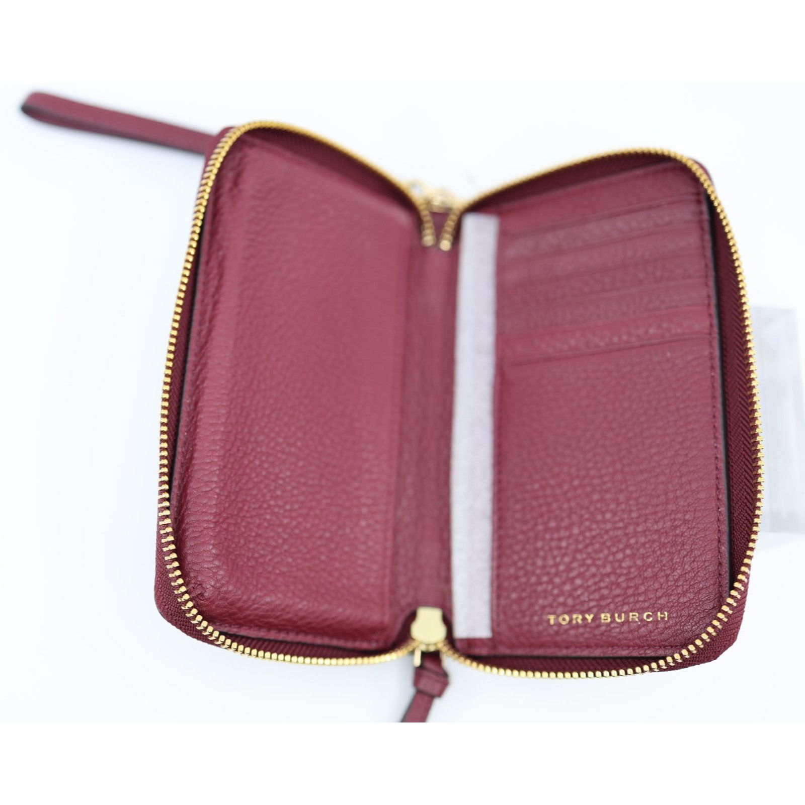 Tory Burch TORY BURCH Harper Zip Continental Leather Wristlet Wallet Size ONE SIZE - 4 Thumbnail