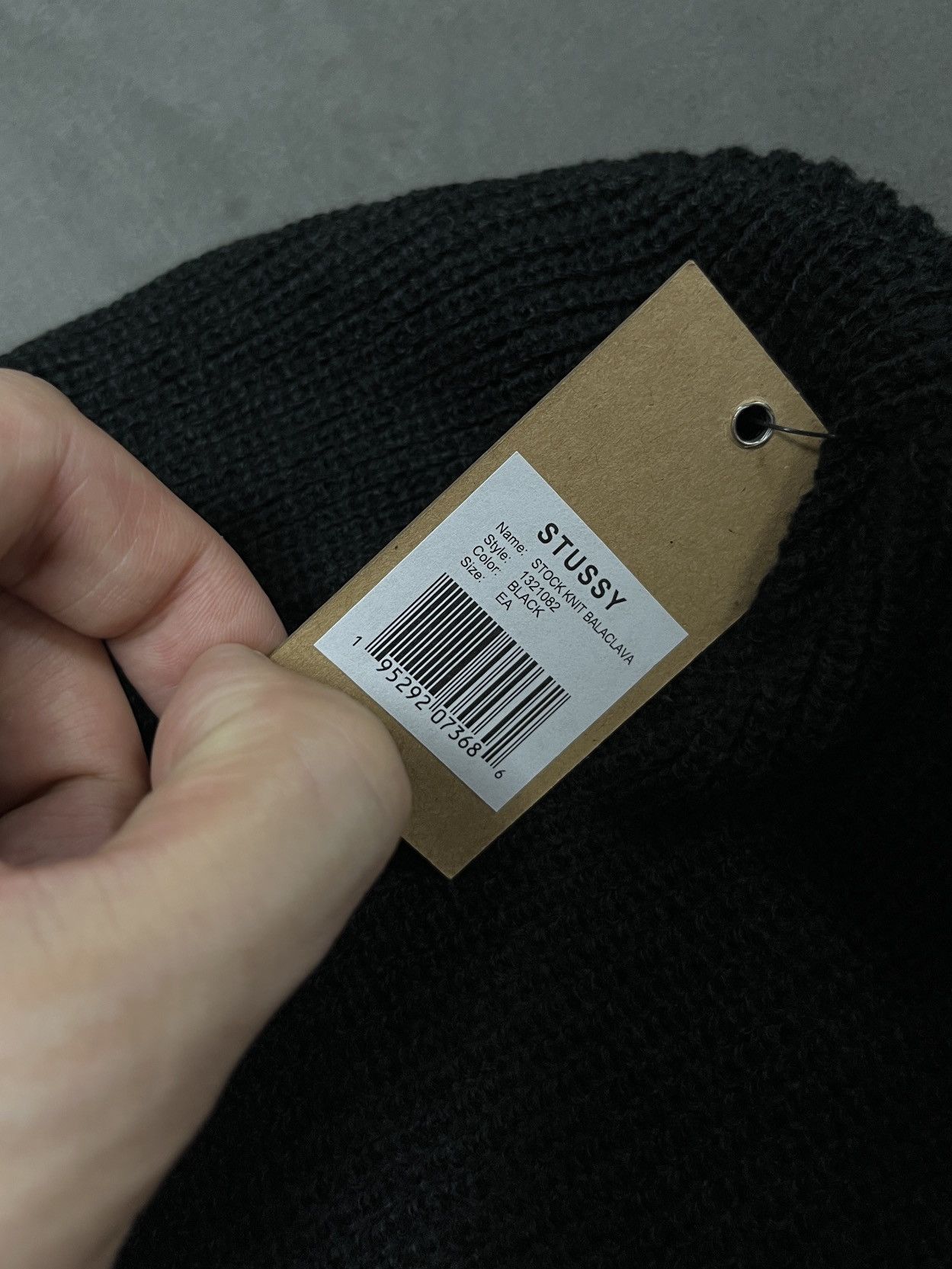 Stussy Rare Stussy Stock Knit Balaclava Black Ski Mask OS Size ONE SIZE - 5 Thumbnail