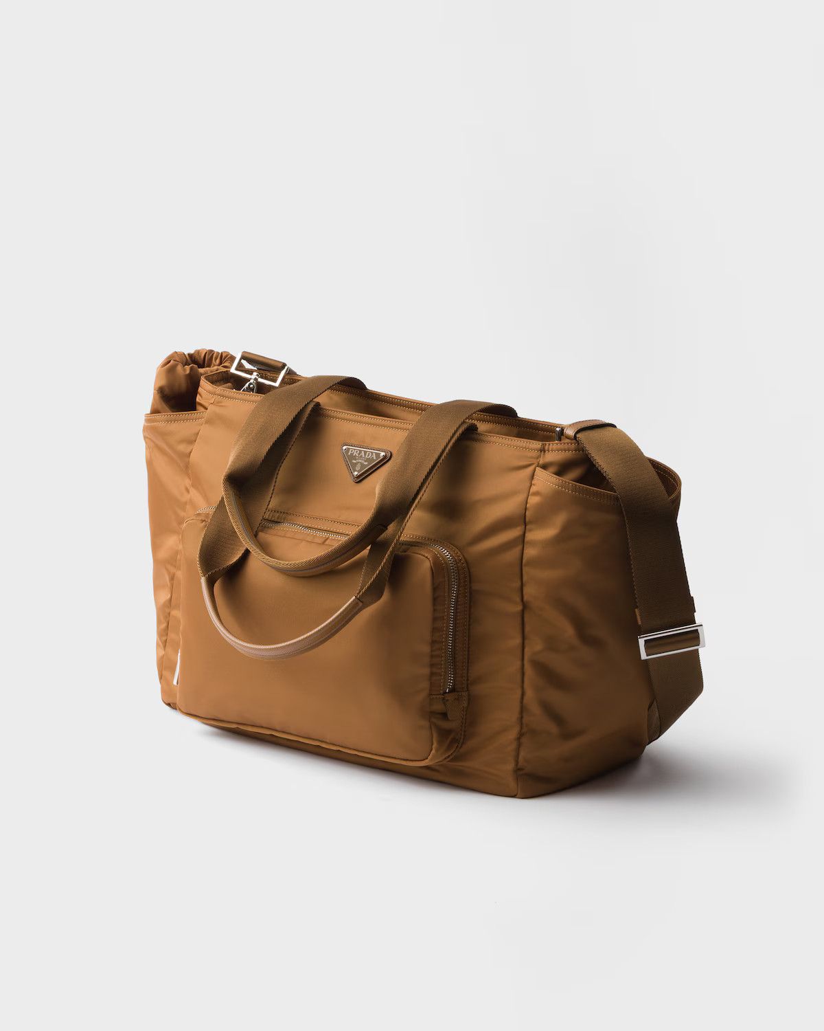 Prada os11x0126 Size: OS / Baby Bag in Re-Nylon in Brown Size ONE SIZE - 2 Thumbnail