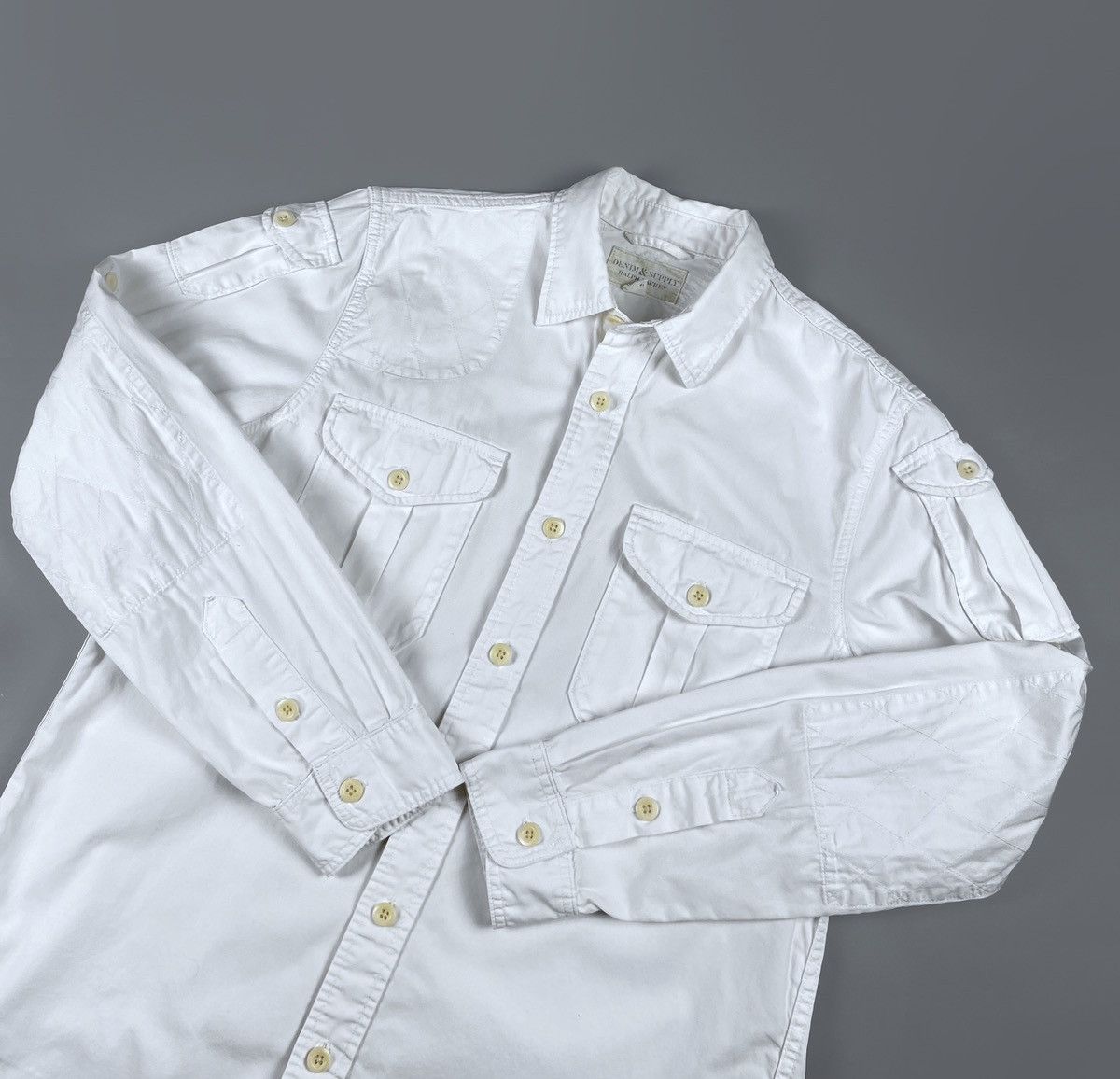 Ralph Lauren Denim & Supply Ralph Lauren White Multipocket Shirt Size L Size US M / EU 48-50 / 2 - 8 Thumbnail