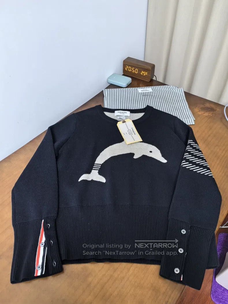 Thom Browne Thom Browne Wool Dolphin Sweater Size US M / EU 48-50 / 2 - 1 Thumbnail
