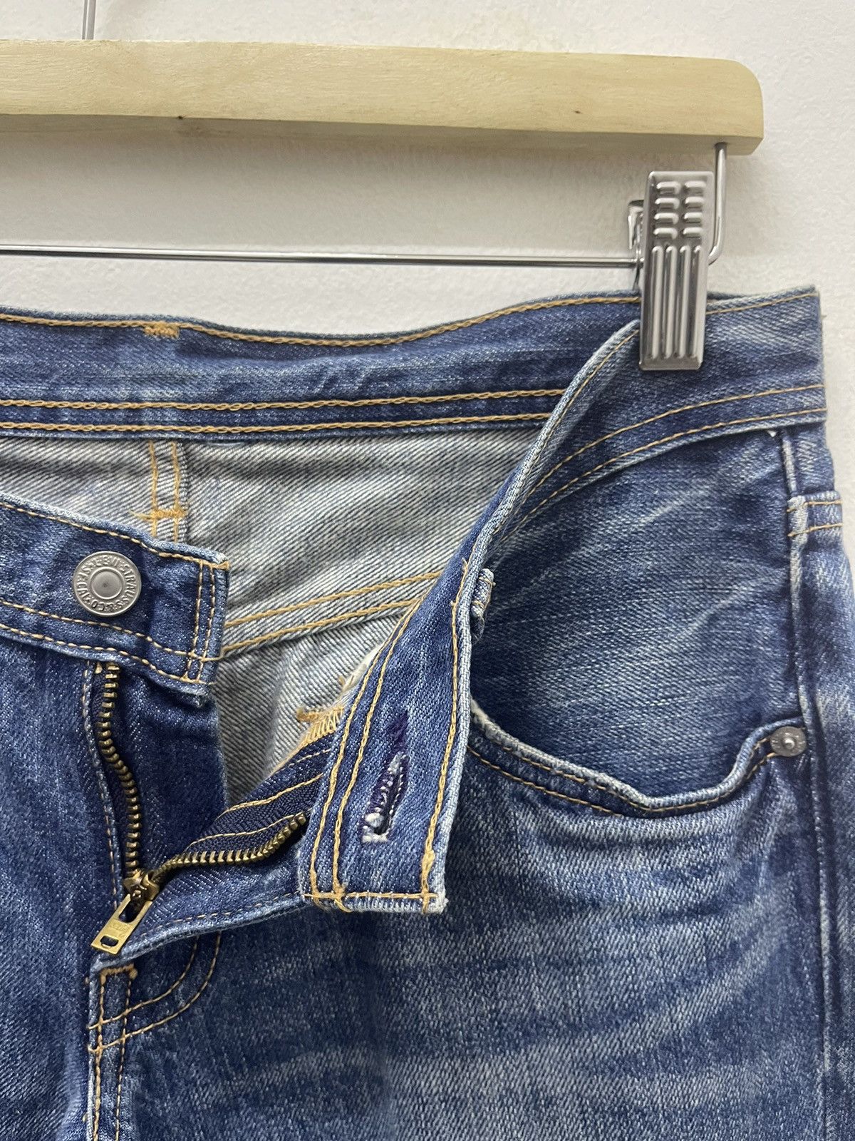 Levi's Rare Vintage LEVIS Rag Doll Denim 501 Jeans Size 27" / US 4 / IT 40 - 10 Thumbnail