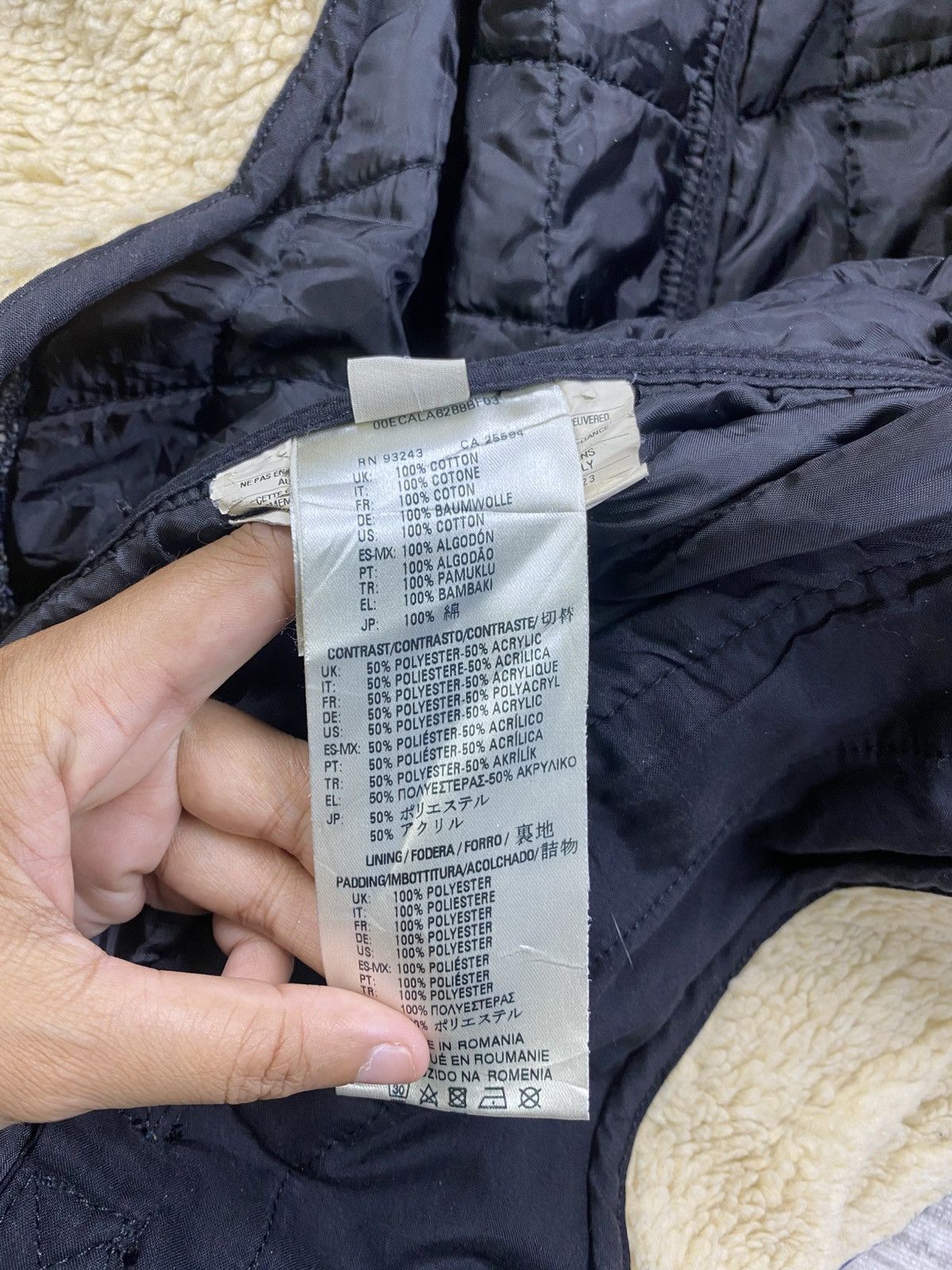 Diesel 🔥STEALS Diesel Industry Double Collar Sherpa Biker Jacket Size US M / EU 48-50 / 2 - 15 Thumbnail