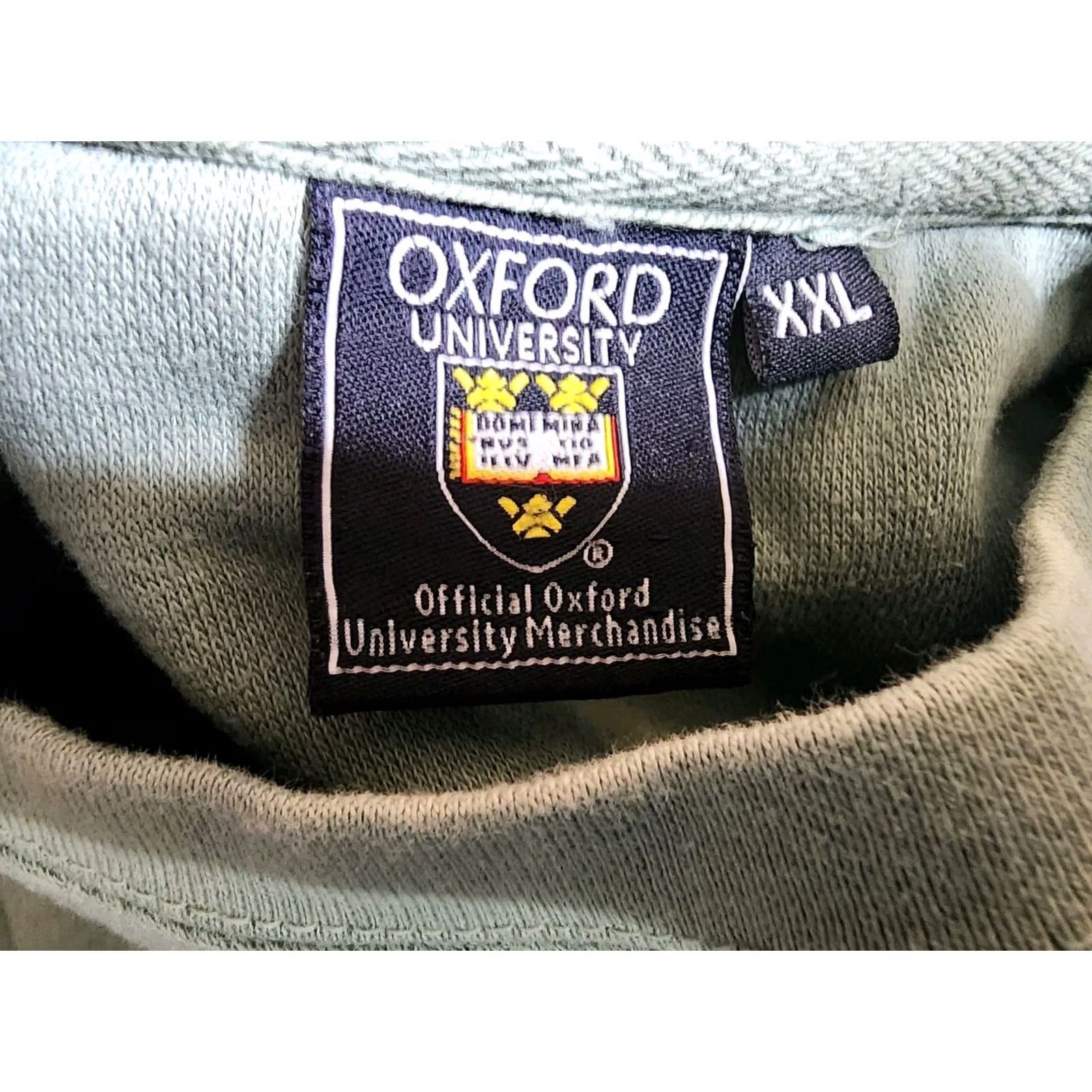 Vintage VINTAGE Oxford Sweatshirt Mens XXL Crewneck Embroidered Crest Green 90s Pullover All Seasons Christmas Not Applicable Size US XXL / EU 58 / 5 - 5 Thumbnail