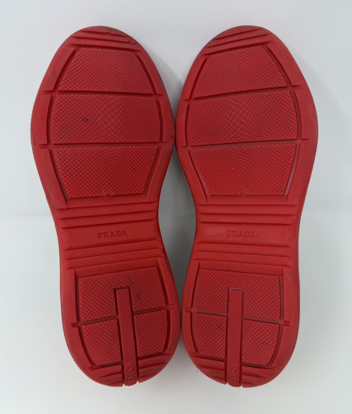 Prada Prada Americas Cup Rubber Sneaker Red Size US 10 / EU 43 - 6 Thumbnail