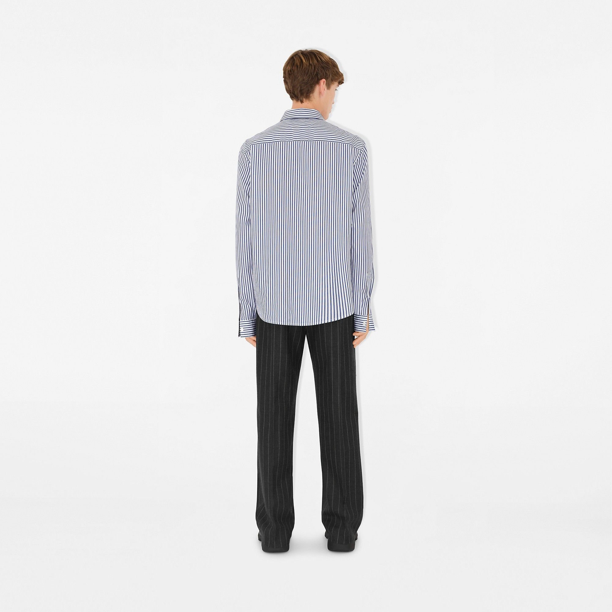 Burberry o1w1db10226 Relaxed Fit Striped CottonShirt In Multicolor Size US XS / EU 42 / 0 - 4 Thumbnail