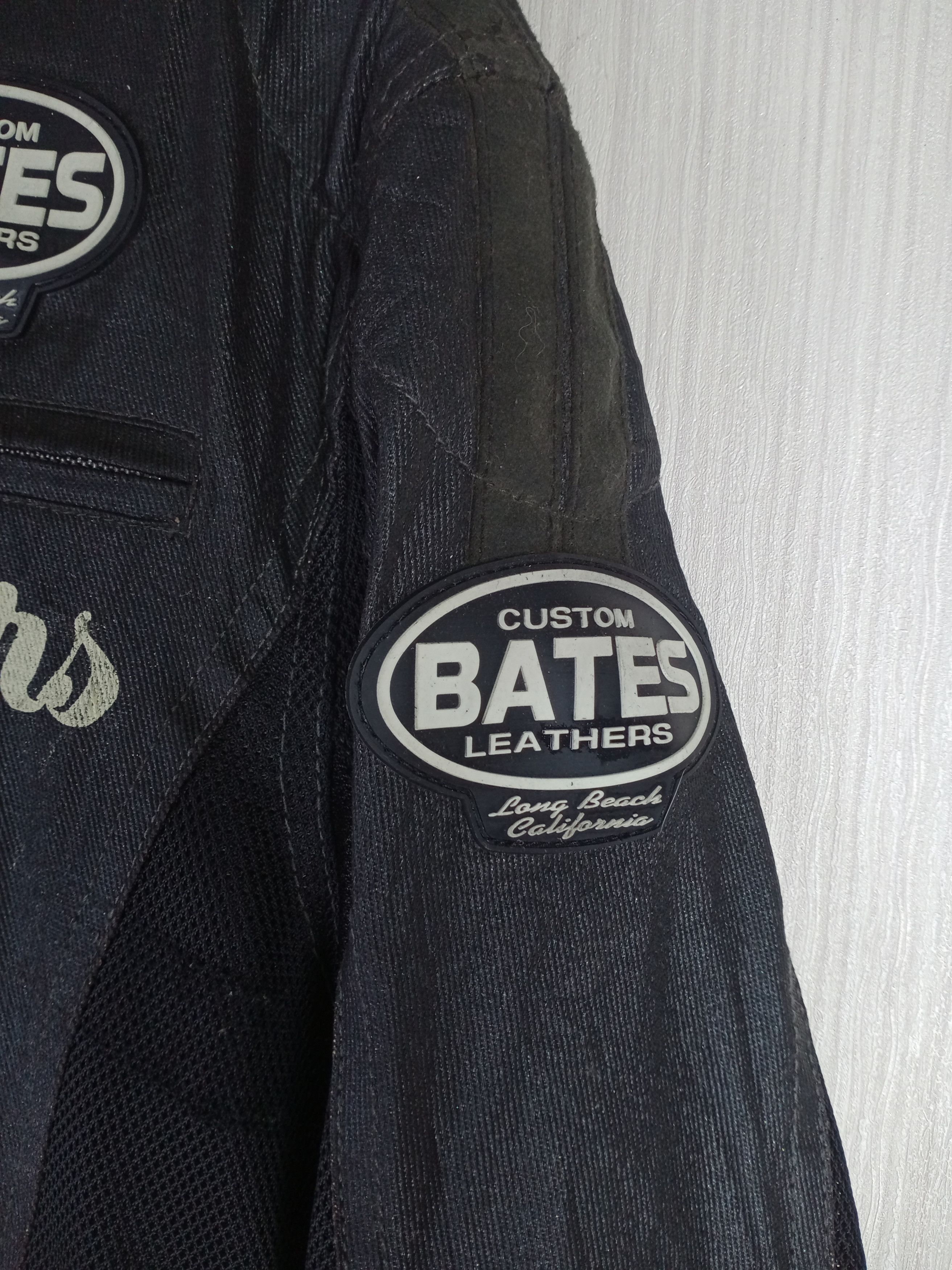 Bates Hats Custom Bates Leather Long Beach California Biker Jacket Size US XL / EU 56 / 4 - 10 Thumbnail