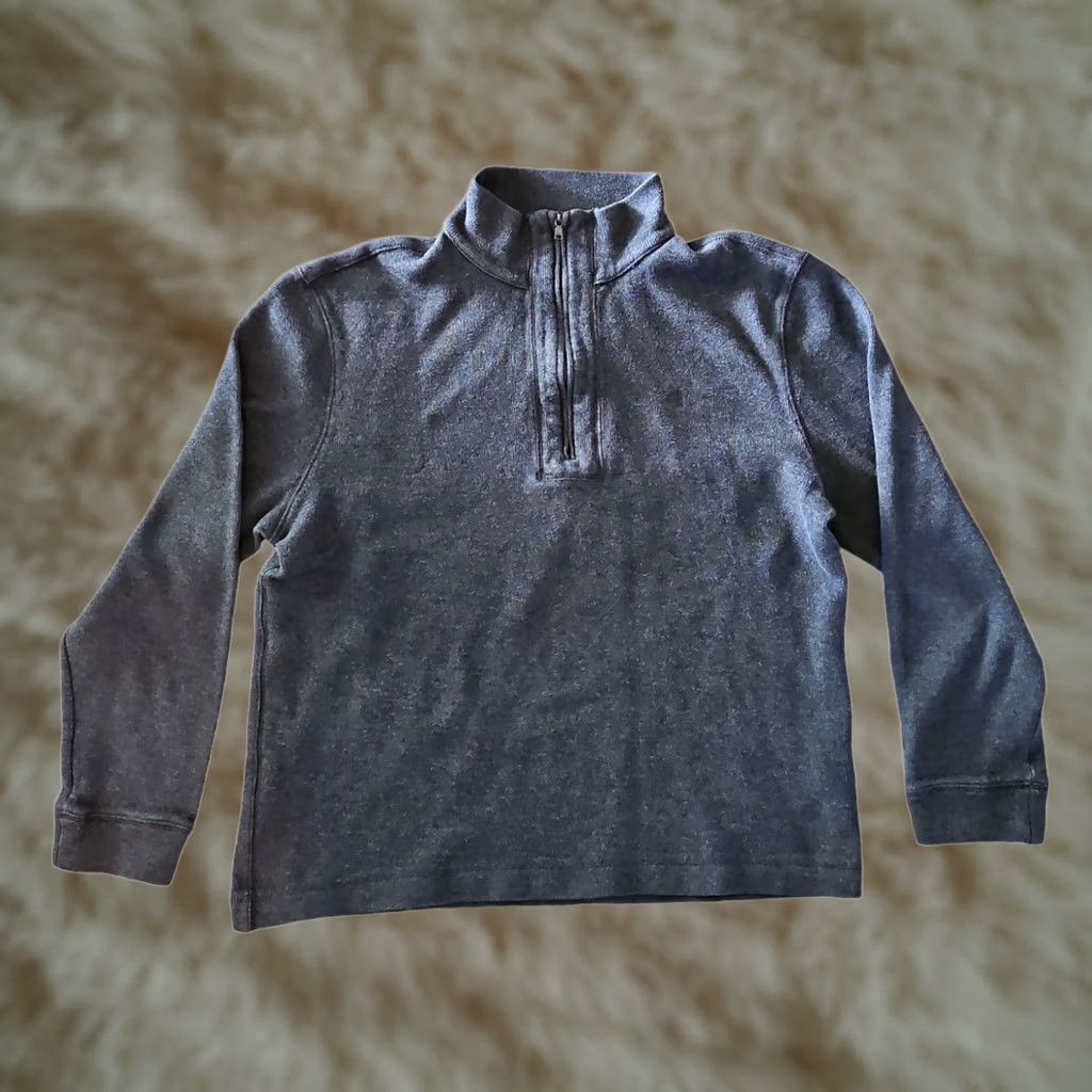 Calvin Klein Calvin Klein Gray Pullover Sweater - Mens Large Collared Size US L / EU 52-54 / 3 - 1 Thumbnail