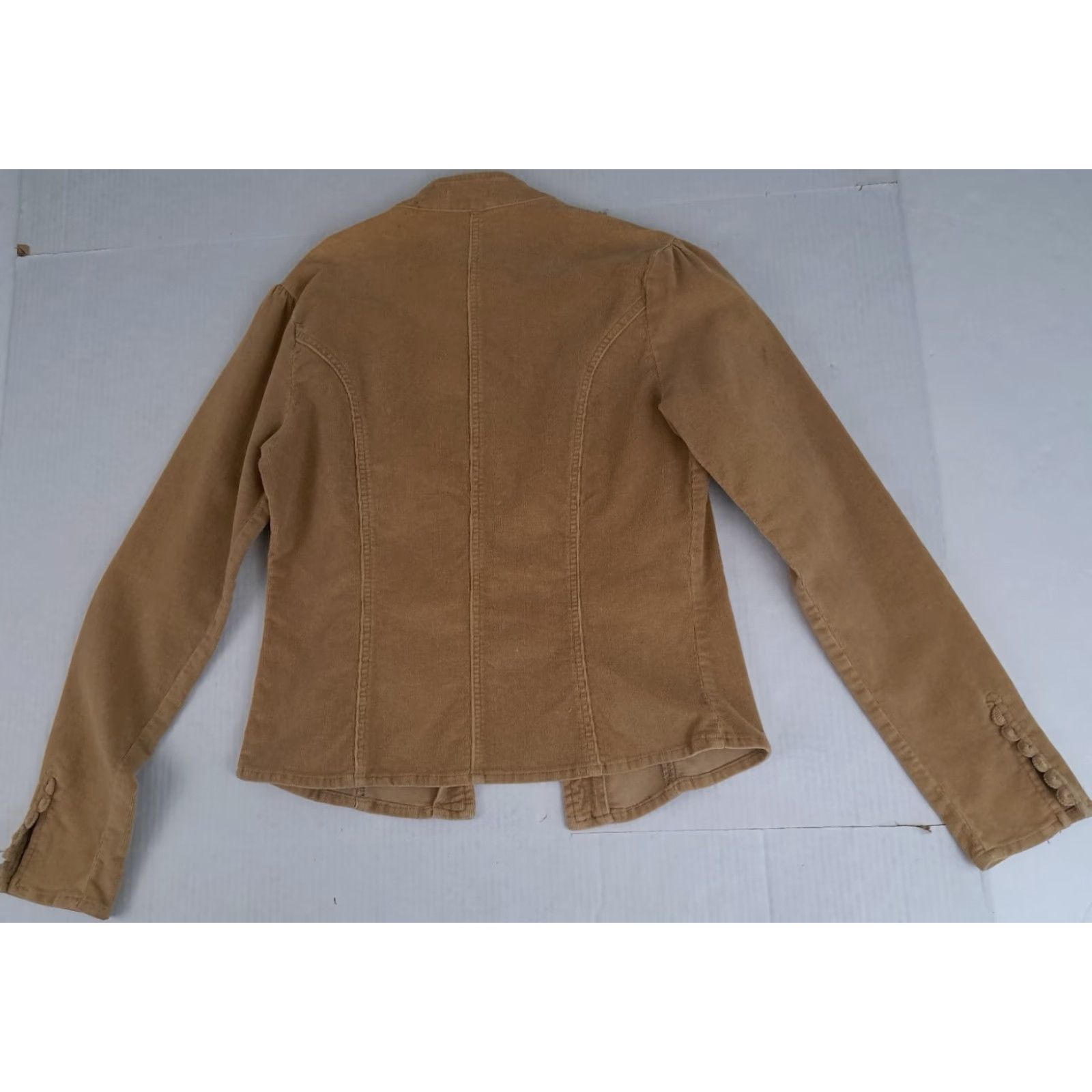 JCPenney VINTAGE Corduroy Shirt JC Penny Button-Up Women Large Brown Blazer Wire Hook Button-Down Casual Long Sleeve Spring Winter 22in Long 18in Pit to Pit Size L / US 10 / IT 46 - 6 Thumbnail
