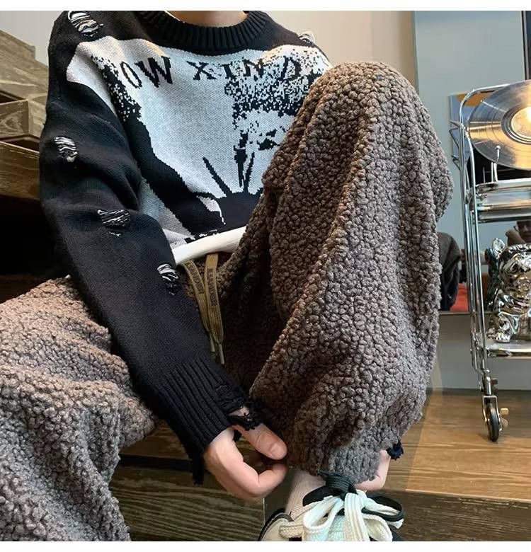 Japanese Brand × Vintage men's winter retro vegetable wool pants Size US 34 / EU 50 - 2 Thumbnail