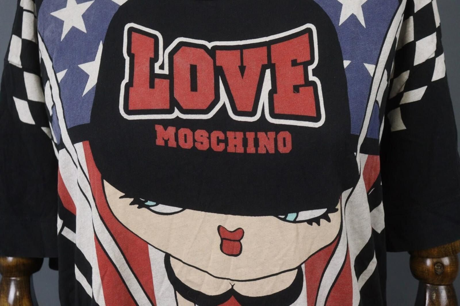 Moschino Love Moschino Multicolor Betty Boop Blouse Top Size 10 Size L / US 10 / IT 46 - 4 Thumbnail