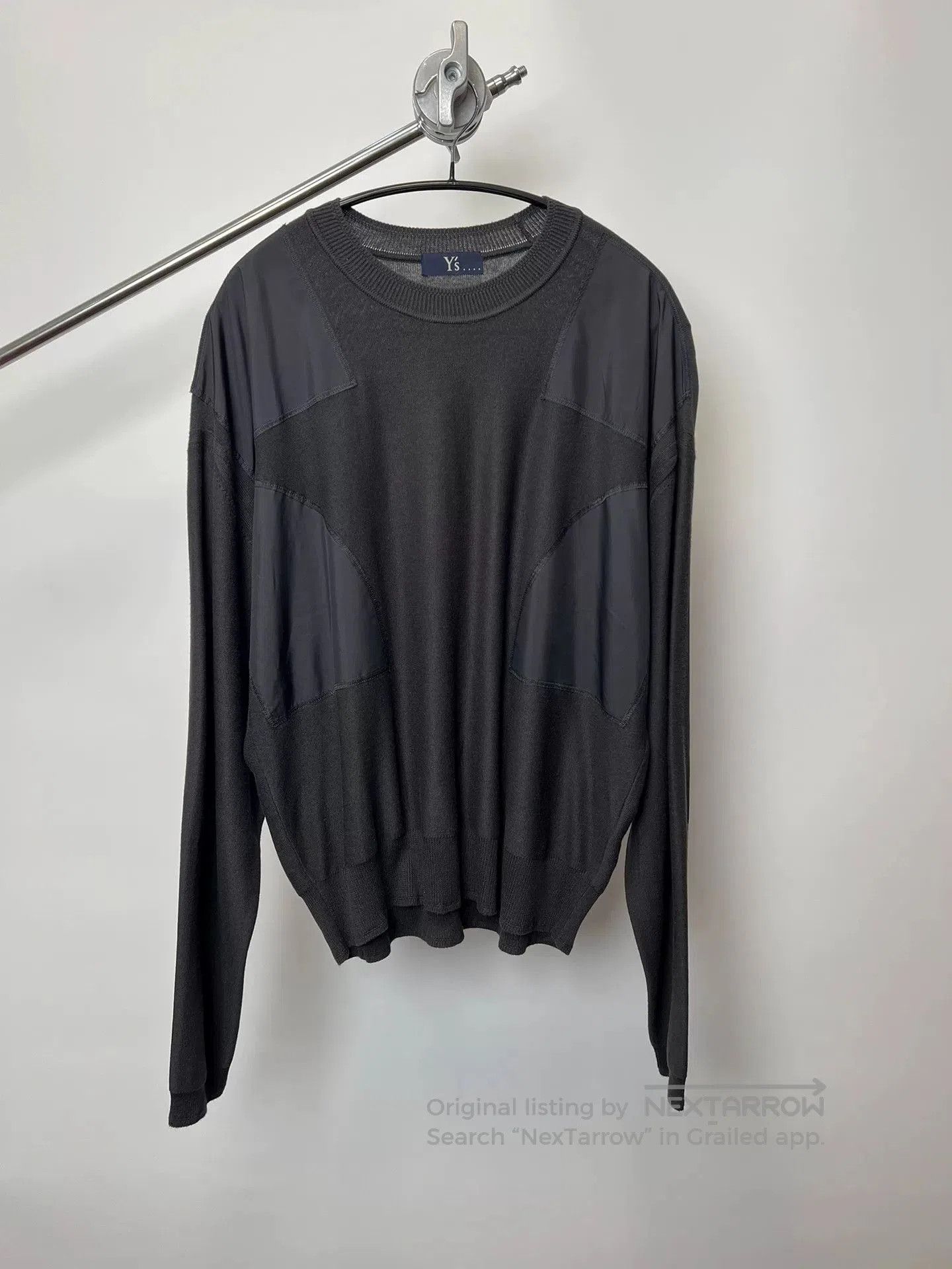 Yohji Yamamoto Yohji Yamamoto Nylon Blend Knit Sweater. Size US L / EU 52-54 / 3 - 1 Thumbnail