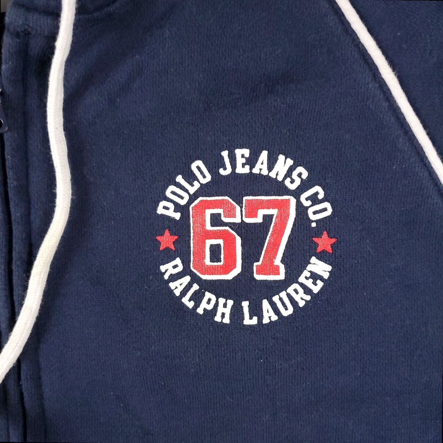 Ralph Lauren Ralph Lauren Womens Large Blue Full Zip Hoodie Sweatshirt Size L / US 10 / IT 46 - 2 Thumbnail