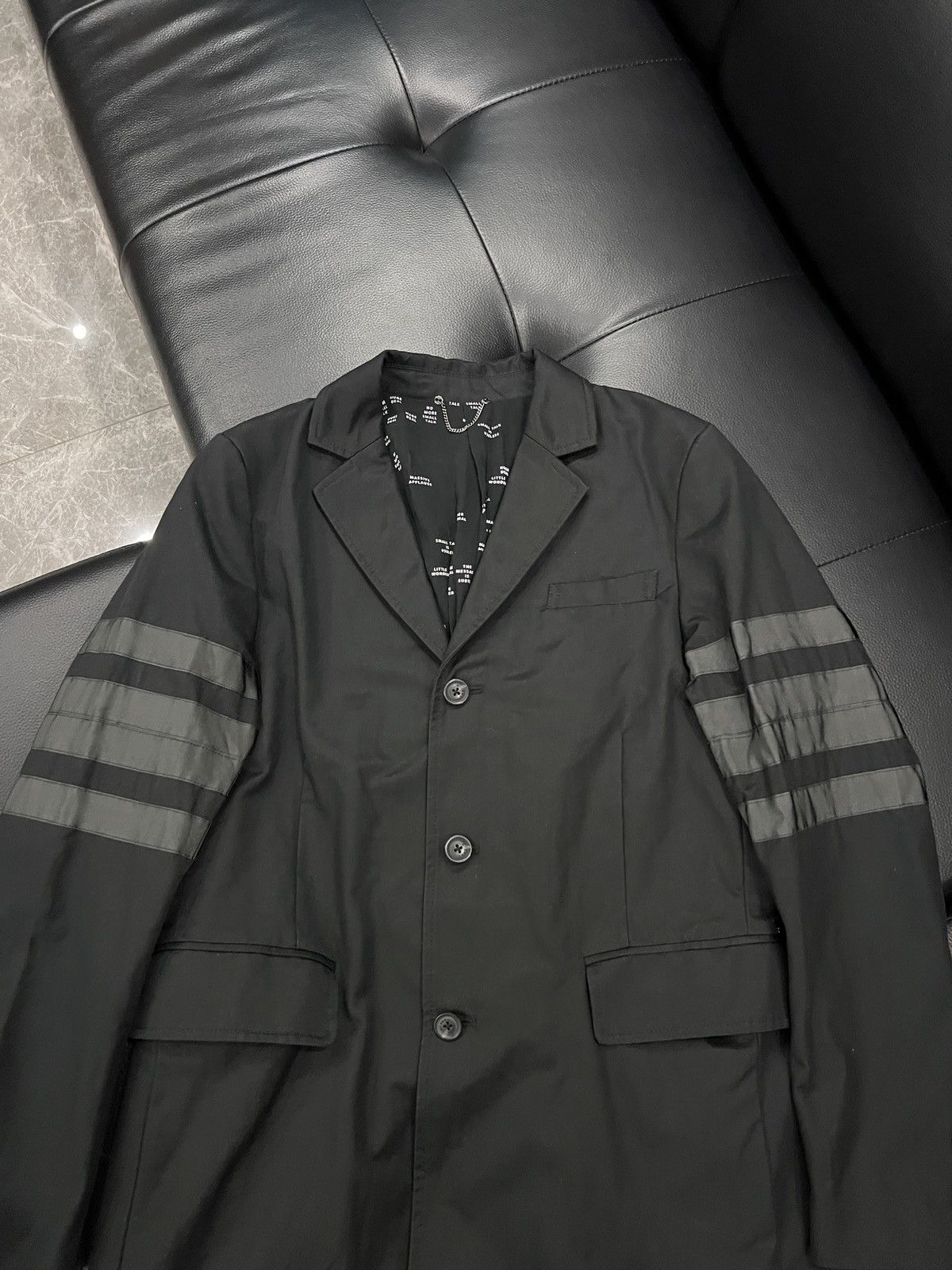Diesel Diesel Striped Shoulder-Padded Coat Size US S / EU 44-46 / 1 - 3 Thumbnail