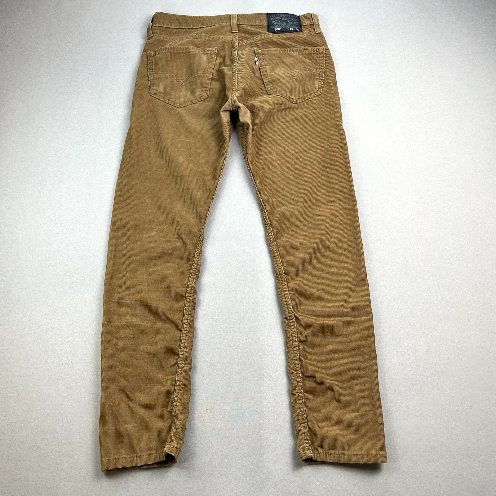 Levi s Levis 508 Pants Mens 29x30 Tan Corduroy Regular Taper Fit Grailed