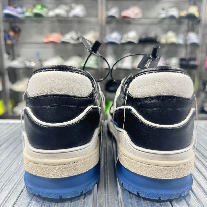 Louis Vuitton Louis Vuitton Trainer Black and Blue Sneakers -2508 Size US 8 / EU 41 - 3 Thumbnail