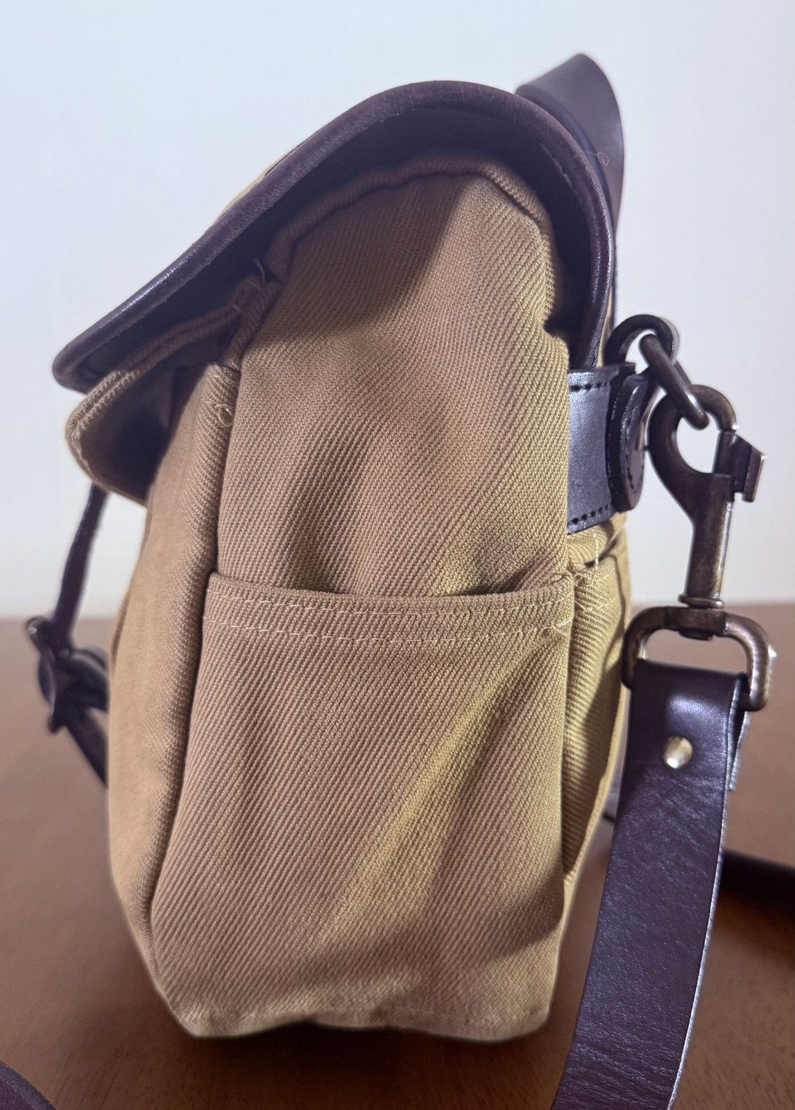 USA製！FILSON フィールドバッグ タン Filson 230 Small Field Bag Tan 