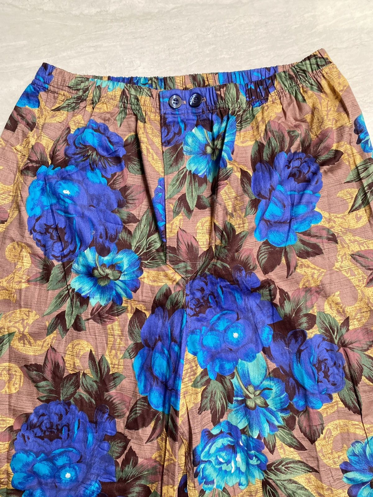 Kenzo KENZO PARIS Flowers Motive Pants Size US 27 - 8 Thumbnail