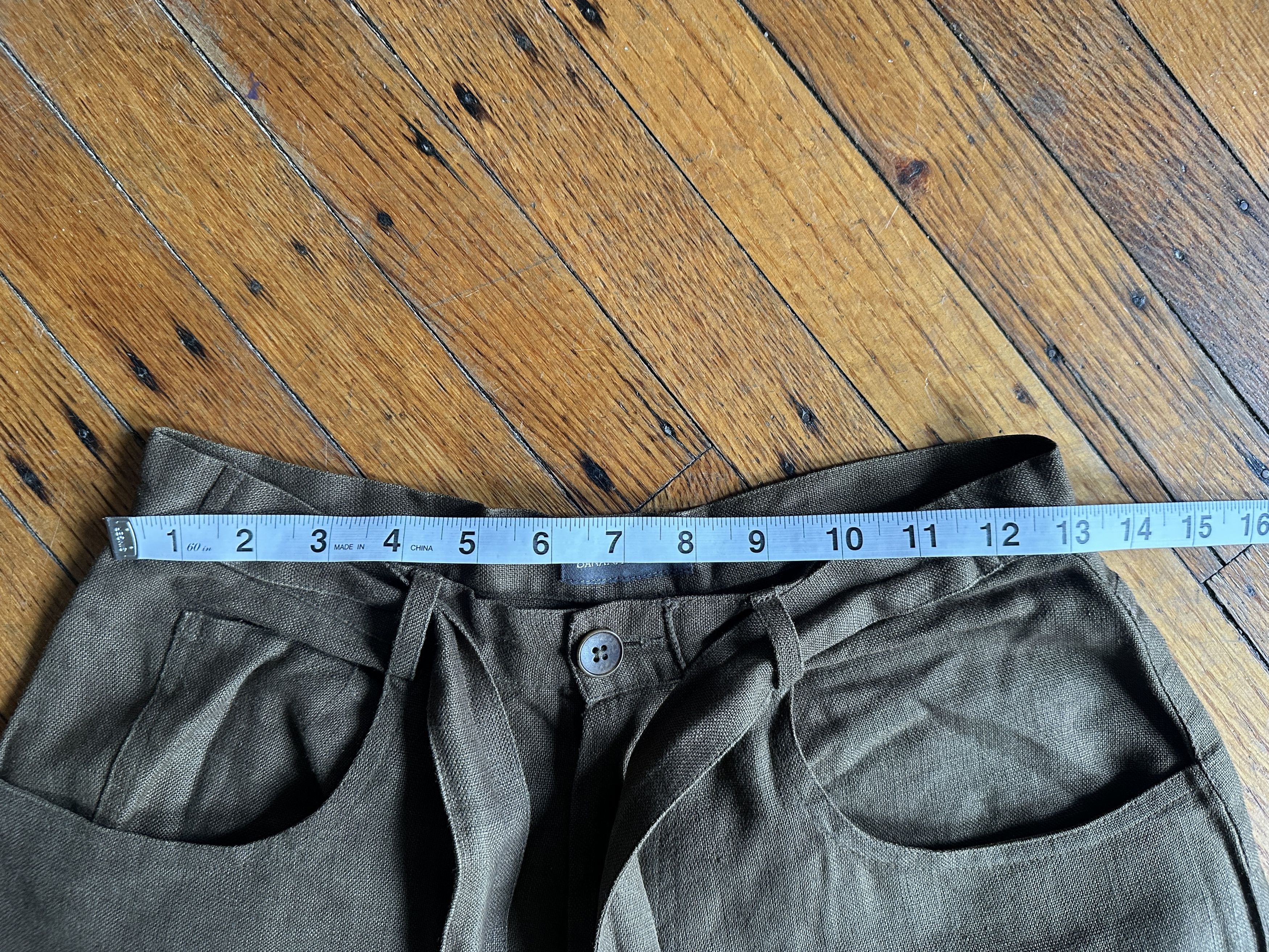 Banana Republic Vintage Banana Republice wide leg linen pants wmn's sz 6 Size 26" / US 2 / IT 38 - 7 Thumbnail