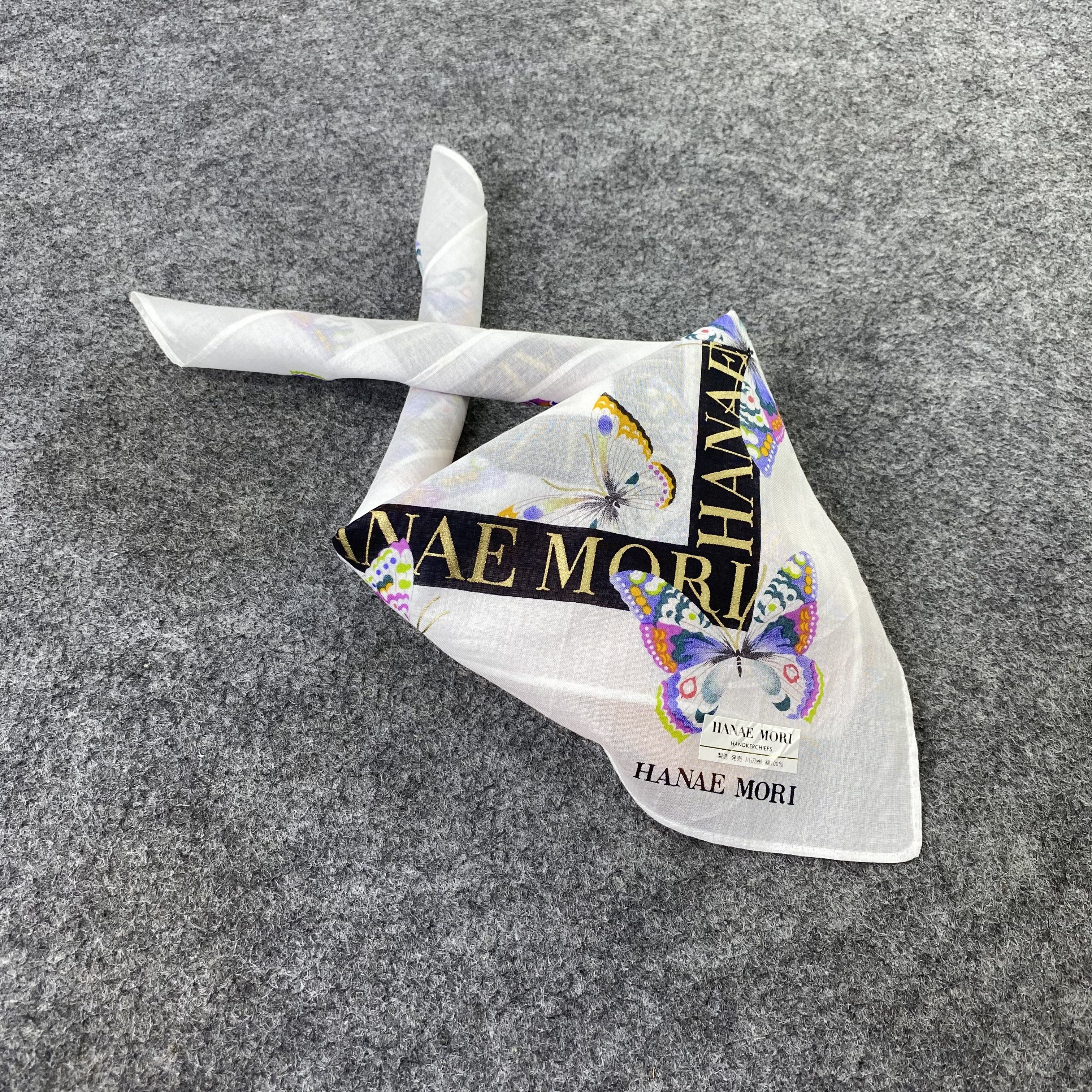 Hanae Mori Hanae Mori Handkerchief / Bandana / Neckerchief-B979 Size ONE SIZE - 1 Thumbnail