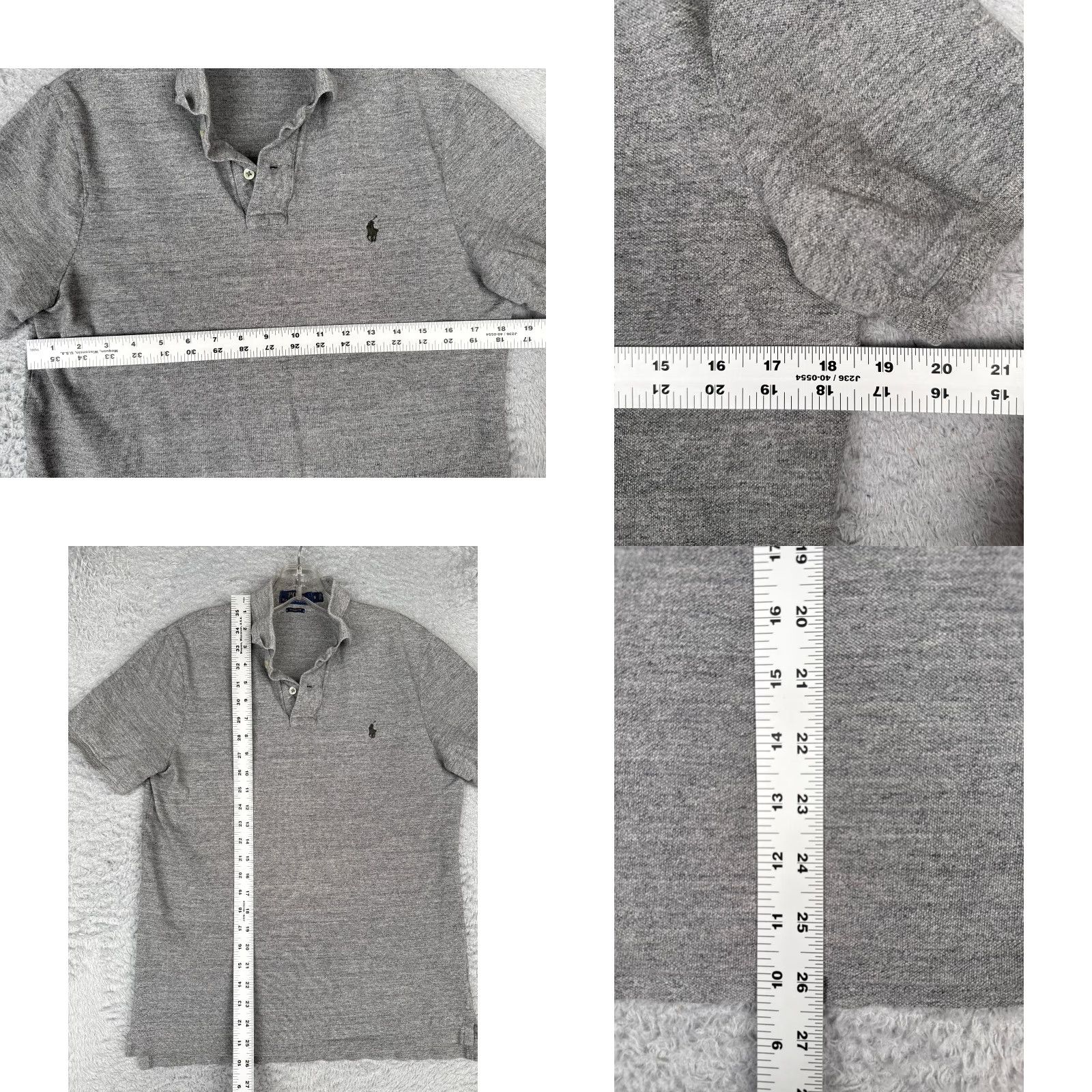 Ralph Lauren Polo Ralph Lauren Polo Shirt Men Small Gray 100% Cotton Classic Fit Golfer Shirt Slim Modern American Sports Mens Size US S / EU 44-46 / 1 - 8 Thumbnail