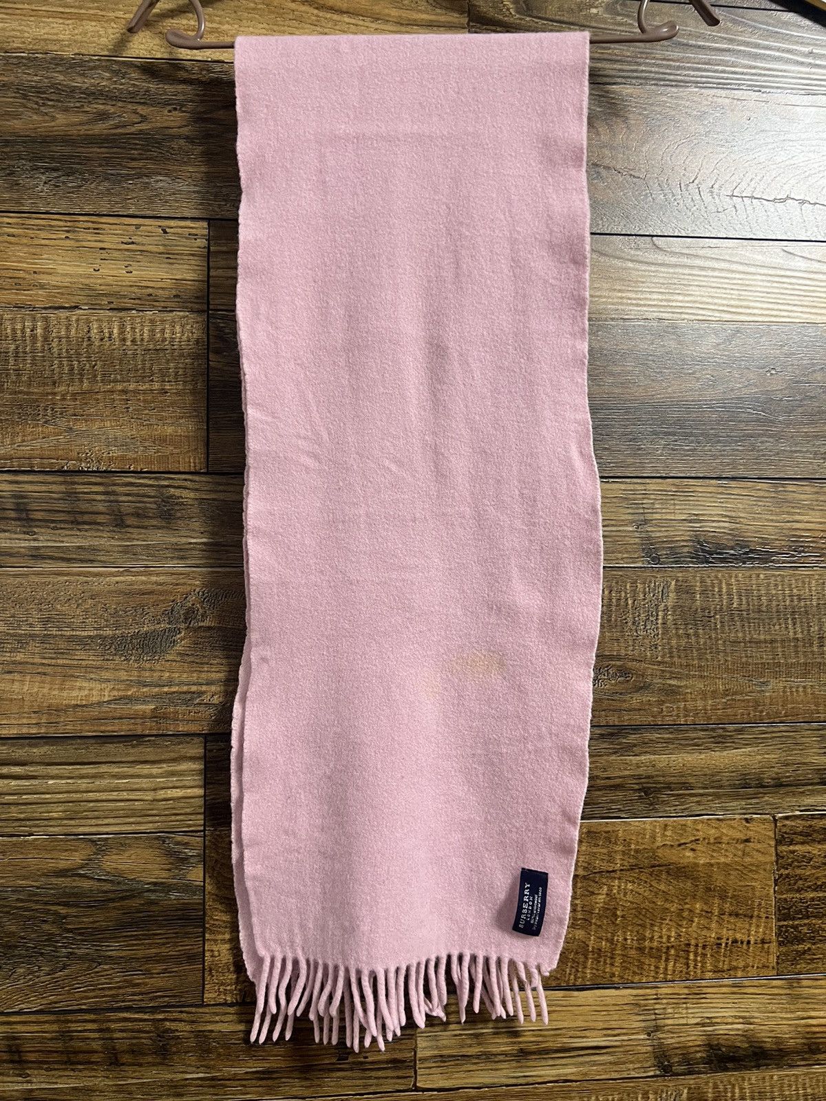 Burberry BURBERRY 💕WOOL PINK SCARF Small logo Size ONE SIZE - 6 Thumbnail