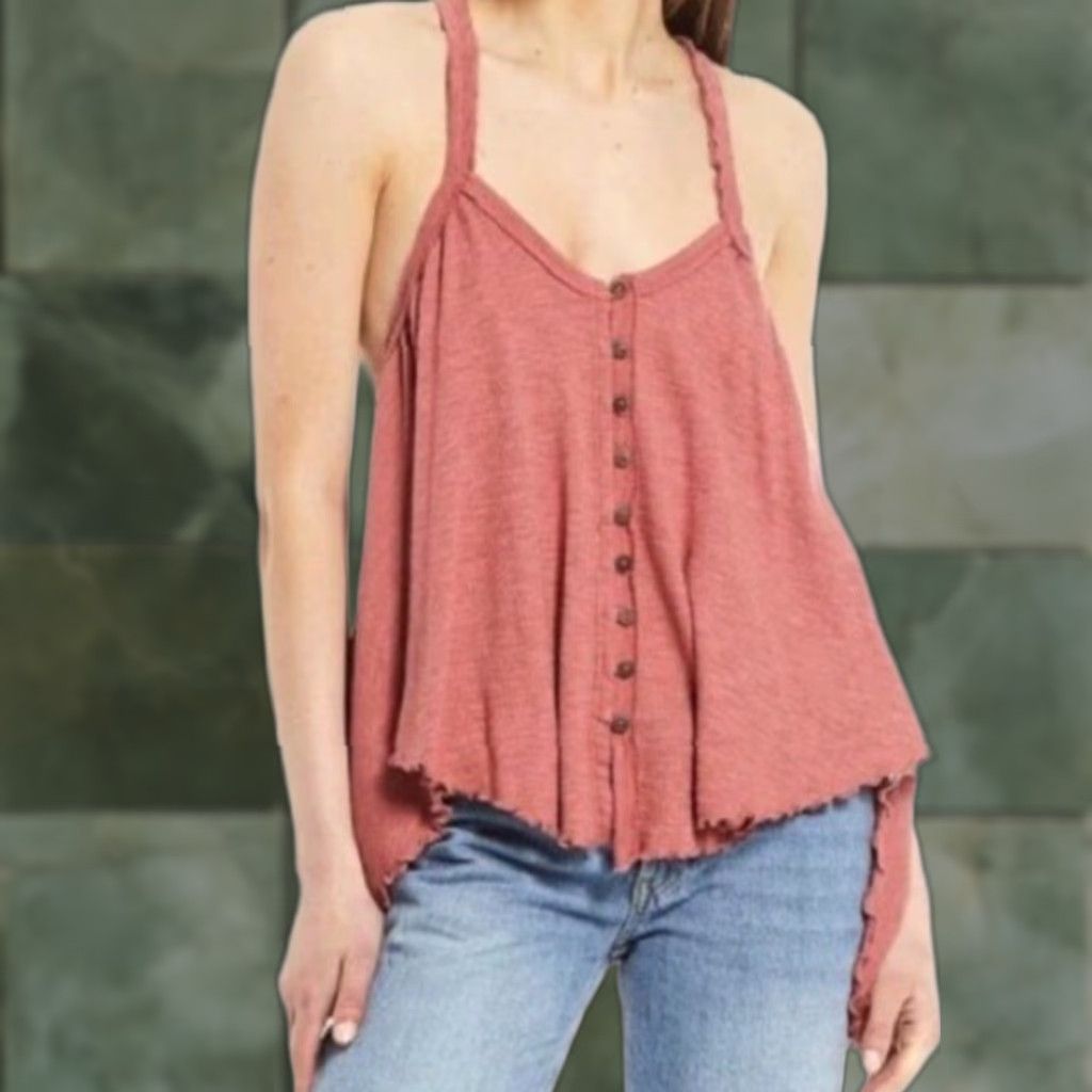 Free People Free People We the Free Dream Weaver Tank Rosette XS Tank Womens XS Rosette Dream Cotton Polyester Size XS / US 0-2 / IT 36-38 - 1 Thumbnail